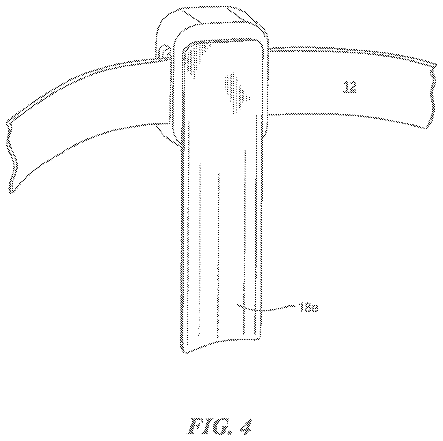 Patent US12318326 Figure 4 – Cooling system and method for a prosthetic socket