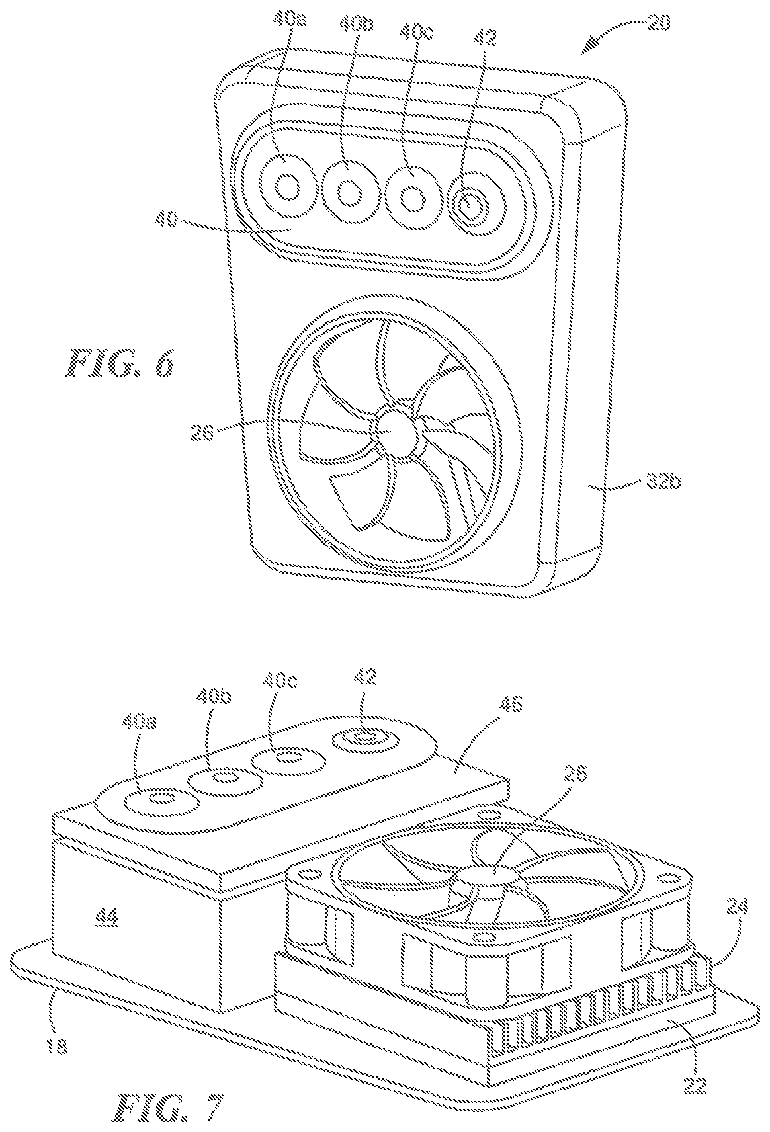 Patent US12318326 Figure 6 – Cooling system and method for a prosthetic socket