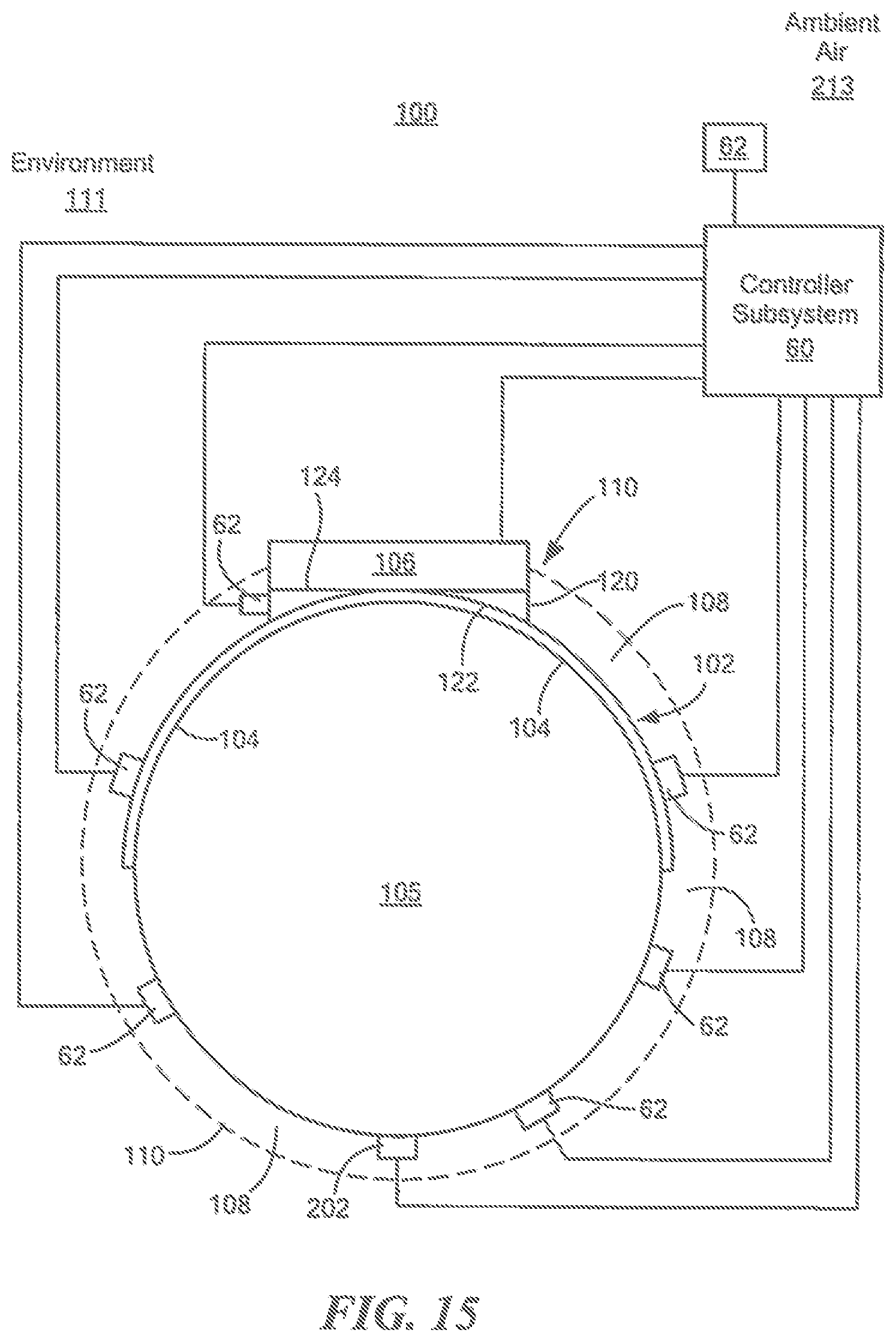 Patent US12318326 Figure 17 – Cooling system and method for a prosthetic socket