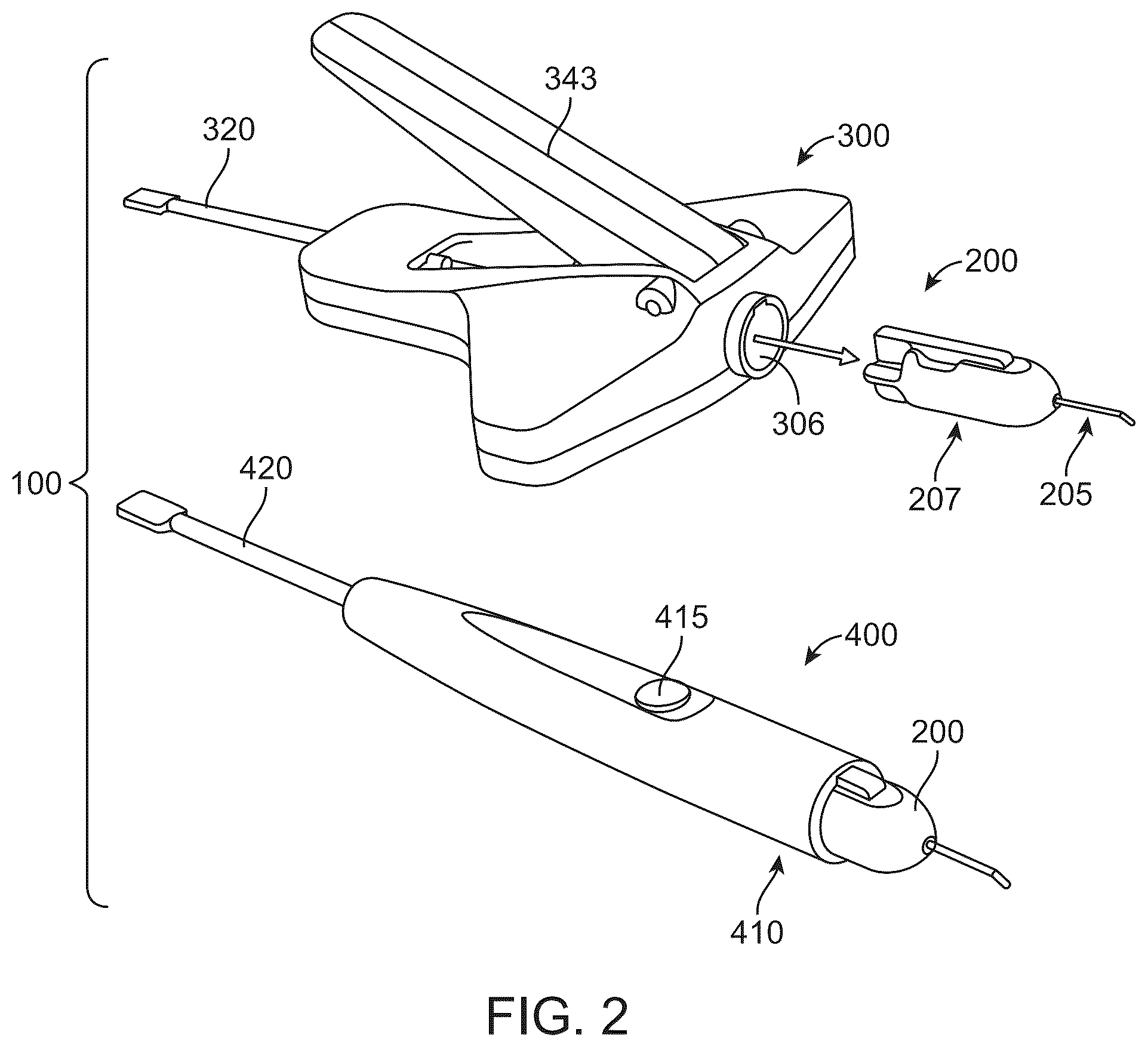 Patent US12318328 Figure 3 – System for shaping and implanting biologic intraocular stent for increased aqueous outflow and lowering of intraocular pressure