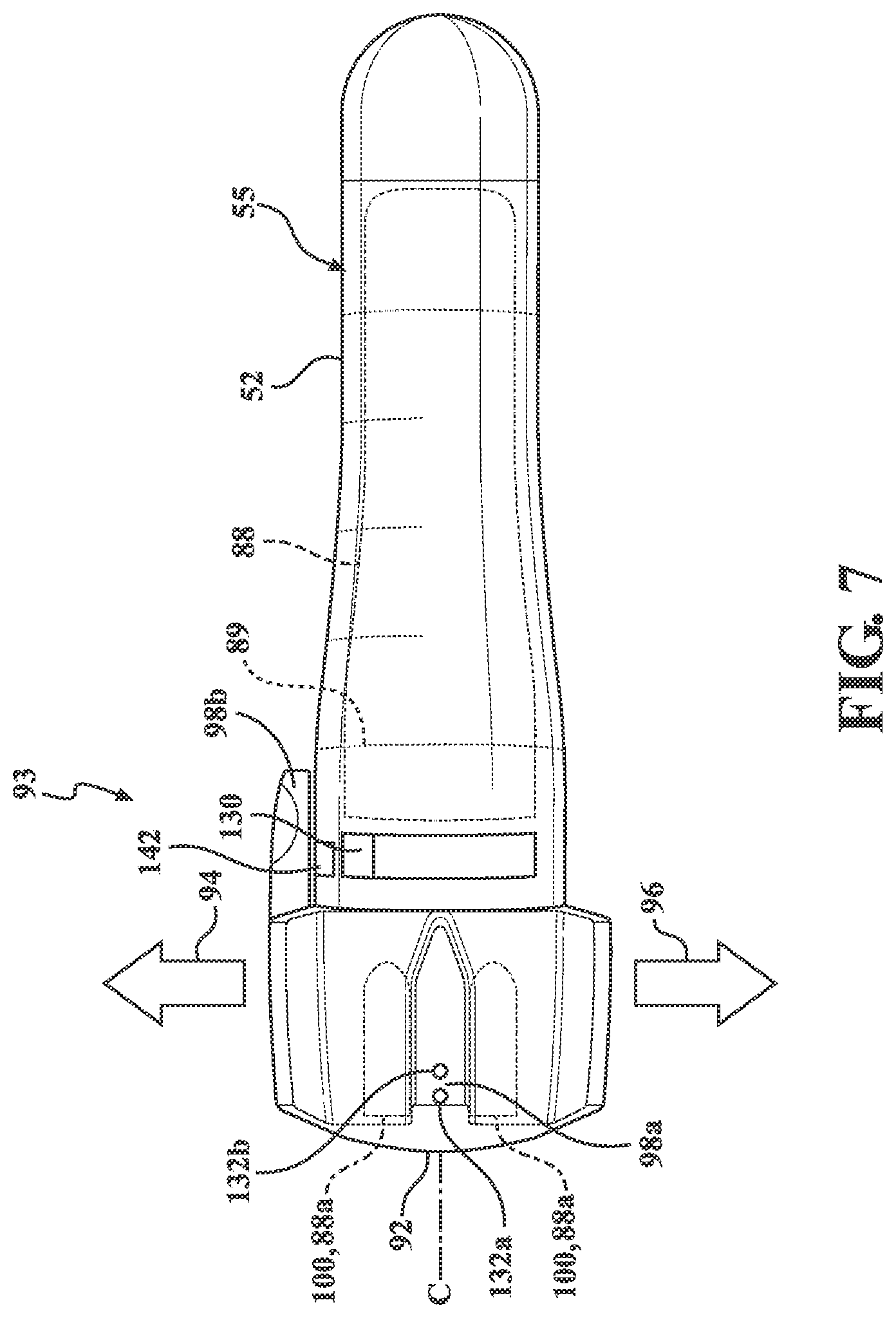 Patent US12318332 Figure 10 – Patient transport apparatus with controlled auxiliary wheel speed