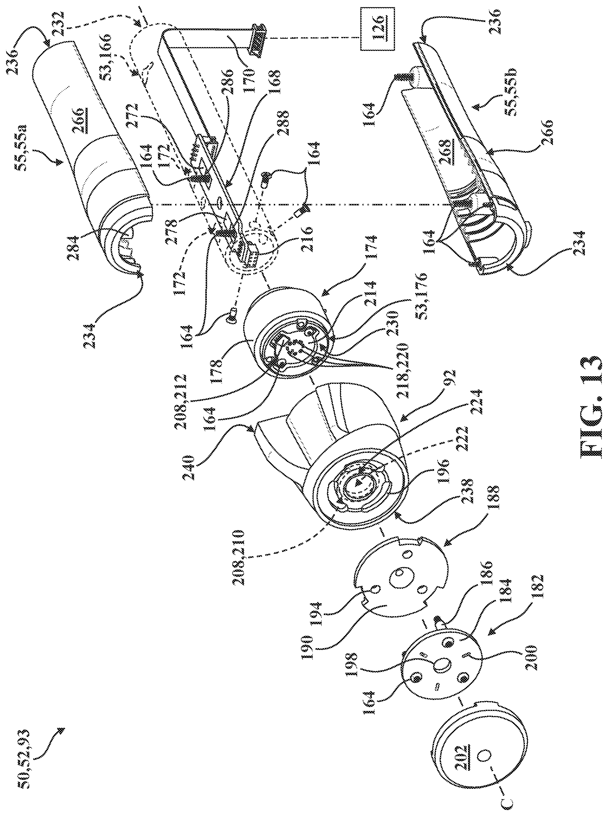 Patent US12318332 Figure 17 – Patient transport apparatus with controlled auxiliary wheel speed