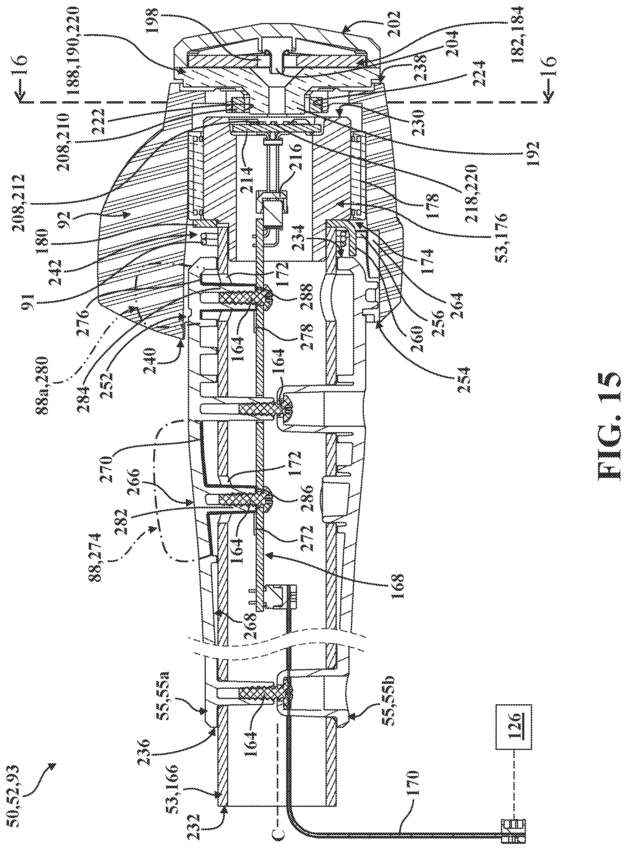 Patent US12318332 Figure 19 – Patient transport apparatus with controlled auxiliary wheel speed