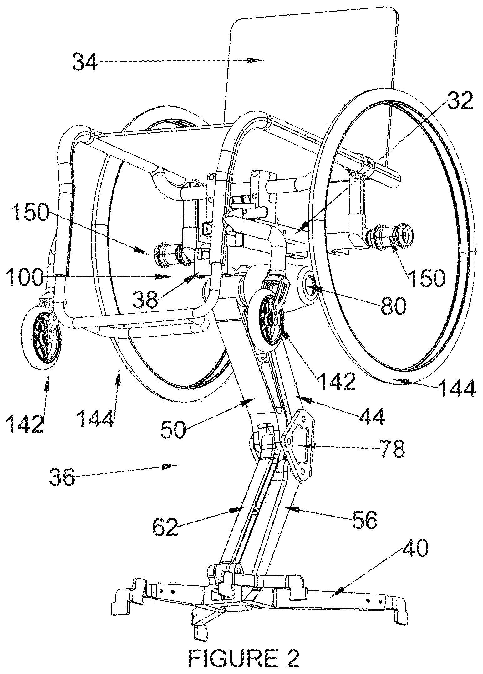 Patent US12318336 Figure 2 – Wheelchair lift and methods of making and using the same