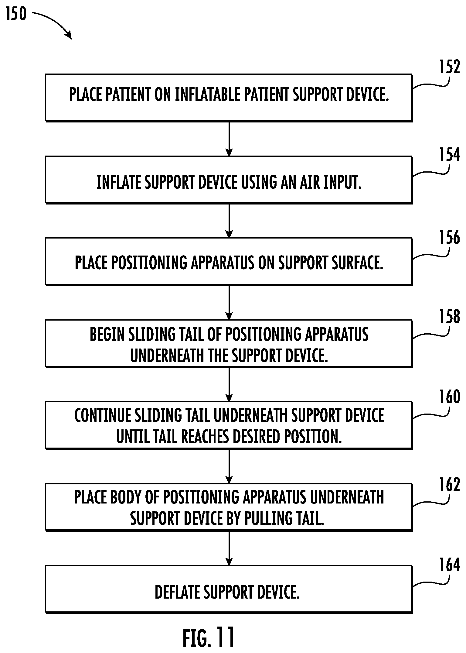 Patent US12318339 Figure 10 – Apparatus and method for positioning a patient