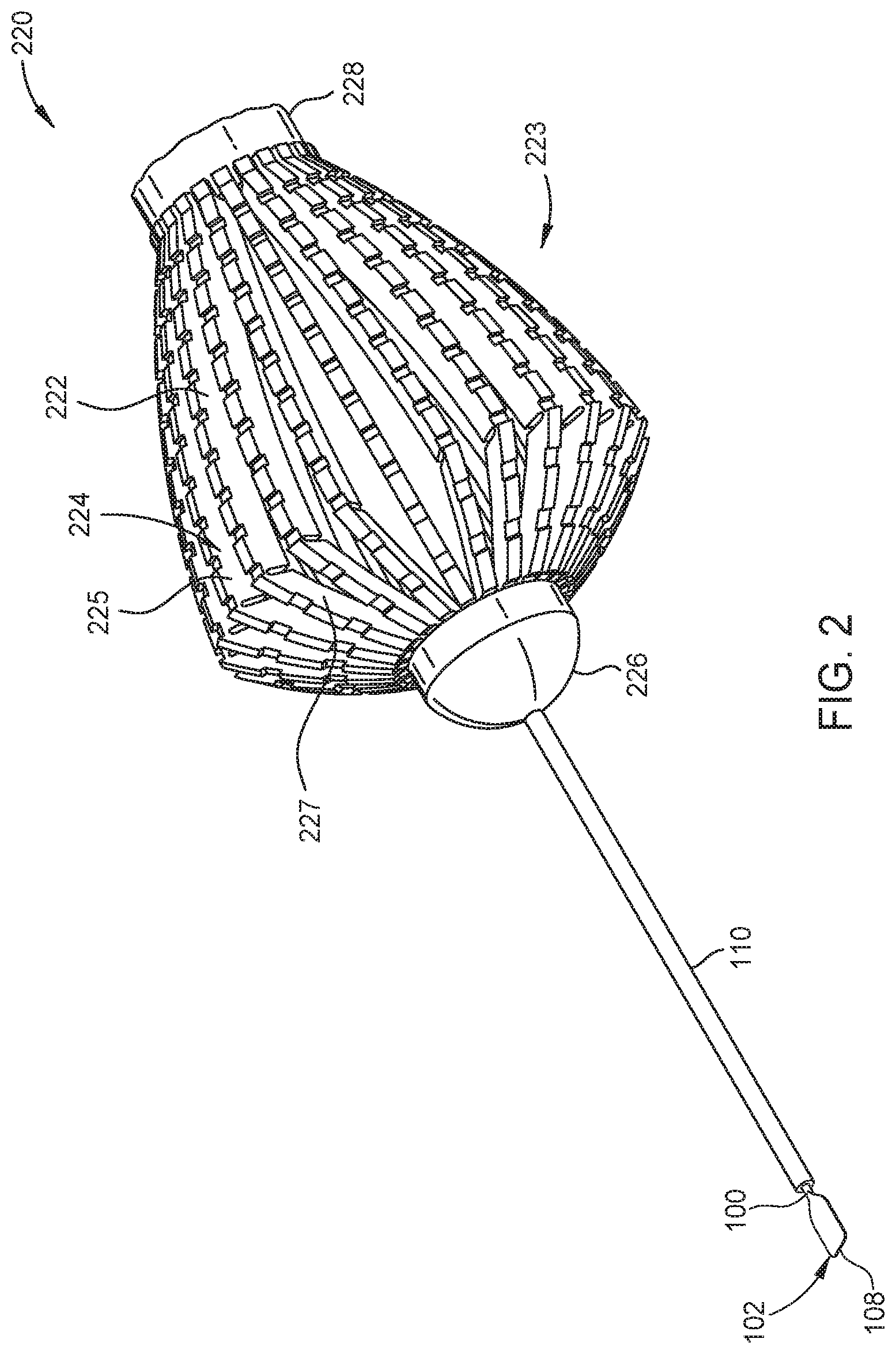 Patent US12318343 Figure 2 – Retina massage and smoothing device
