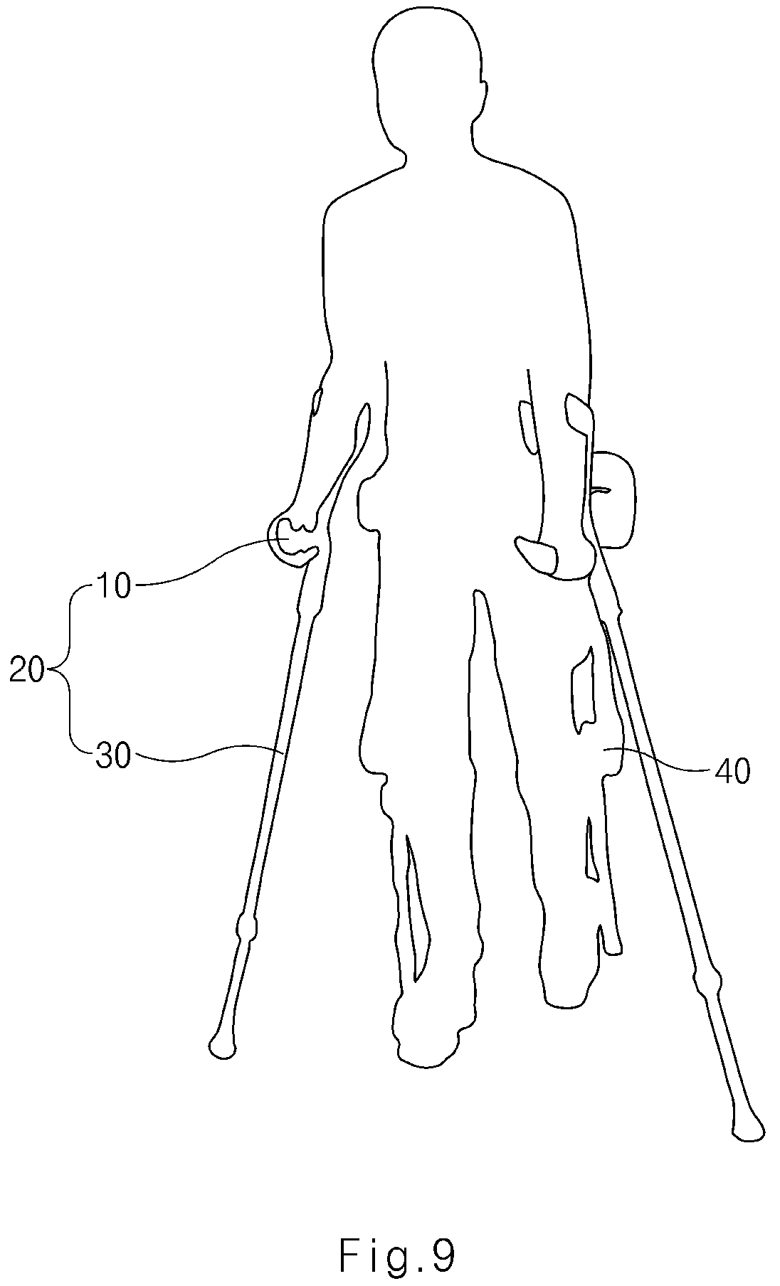 Patent US12318346 Figure 9 – Controller, crutch and wearable robot including the same