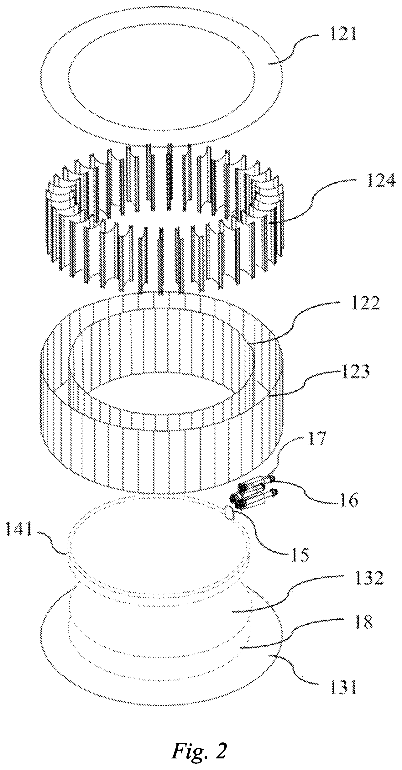 Patent US12318349 Figure 2 – Inflatable massage pool