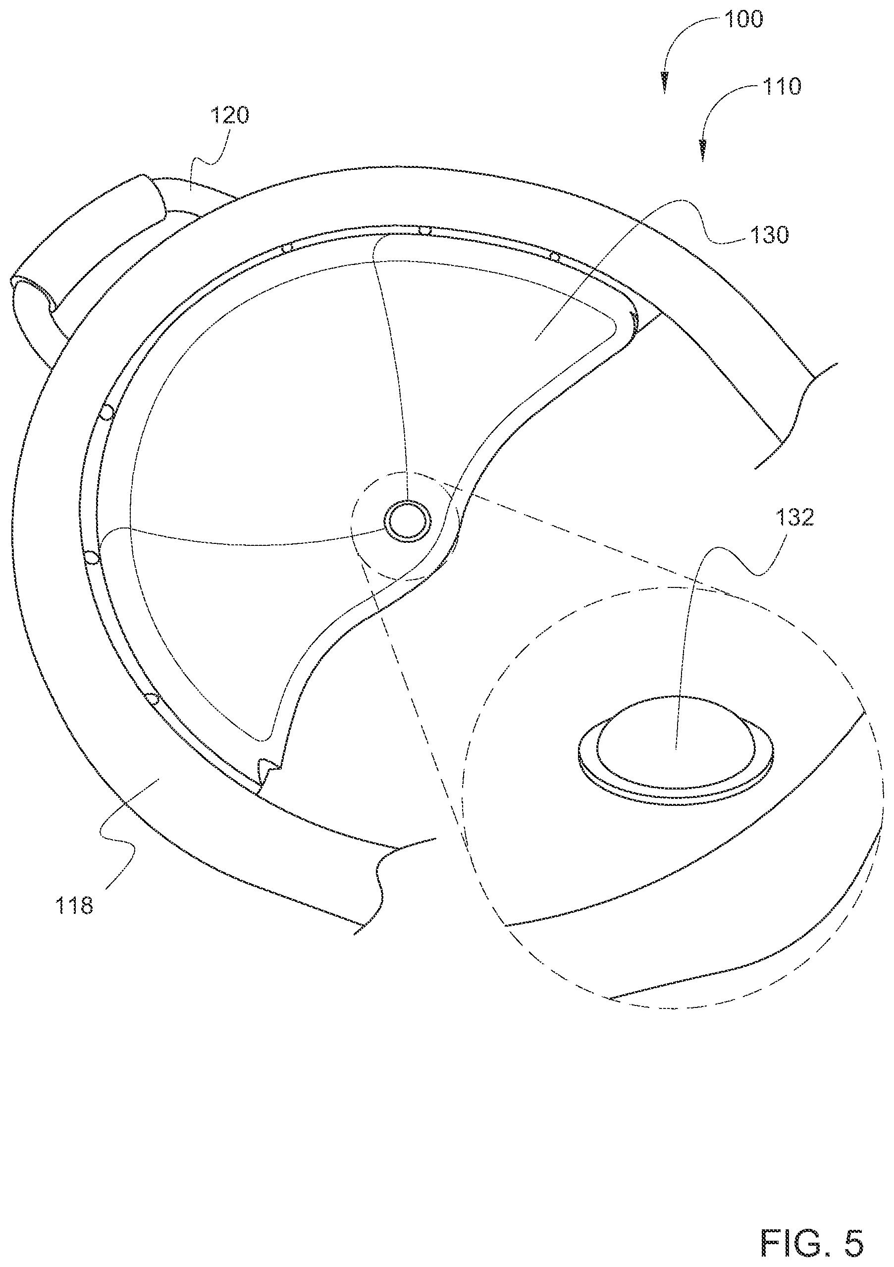 Patent US12318351 Figure 5 – Face cradle system