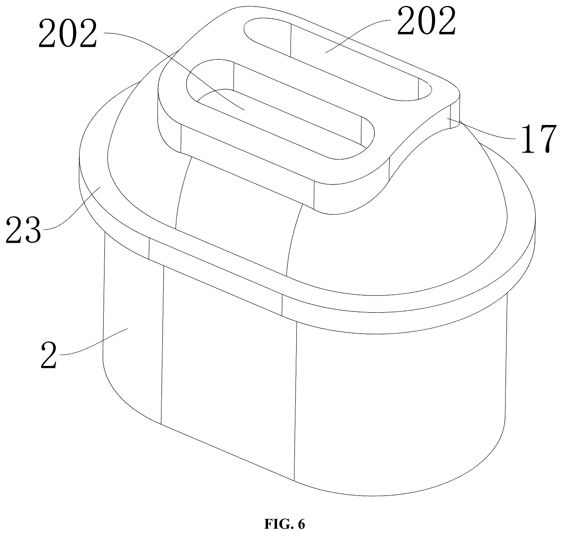 Patent US12318352 Figure 6 – Massager