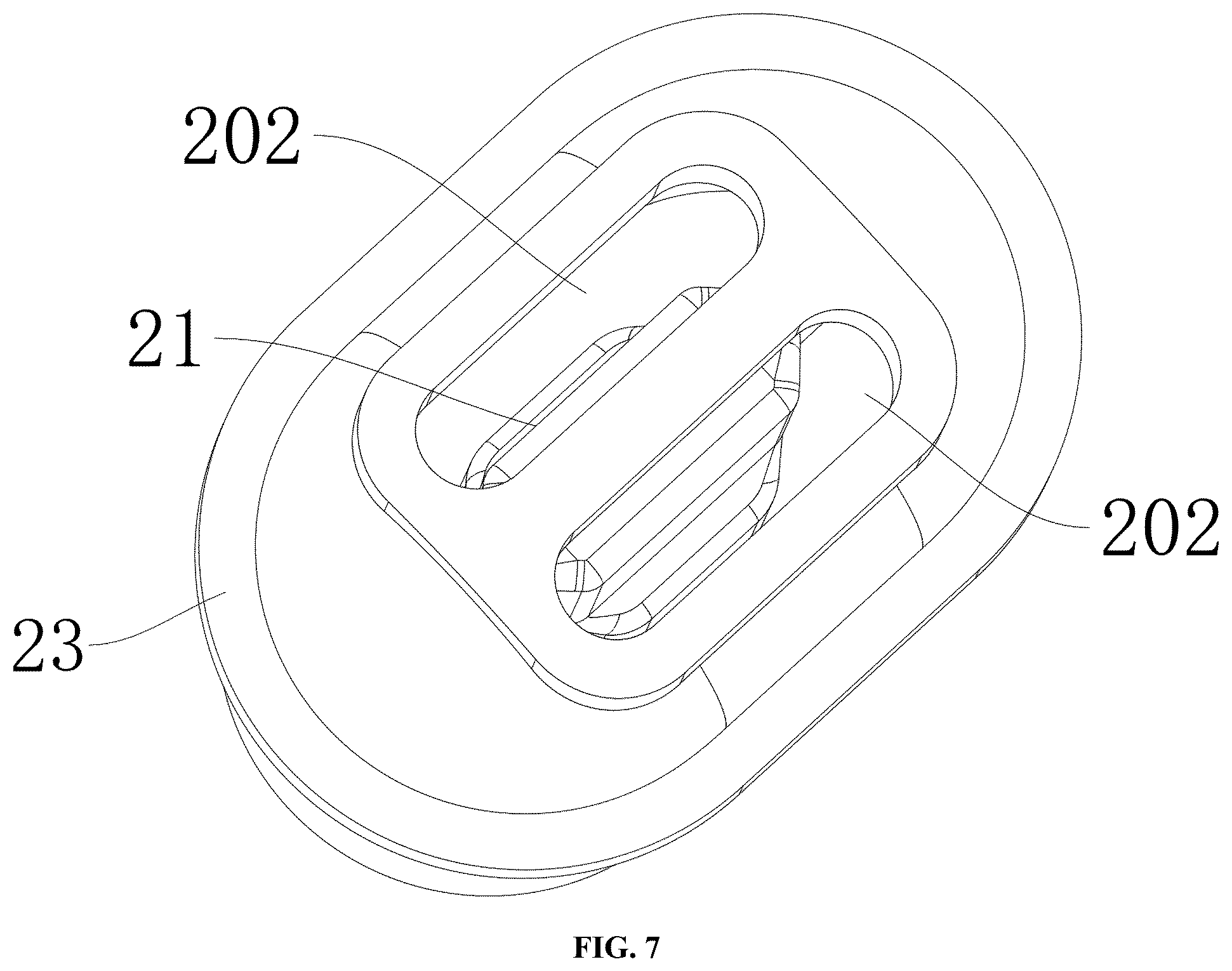 Patent US12318352 Figure 7 – Massager