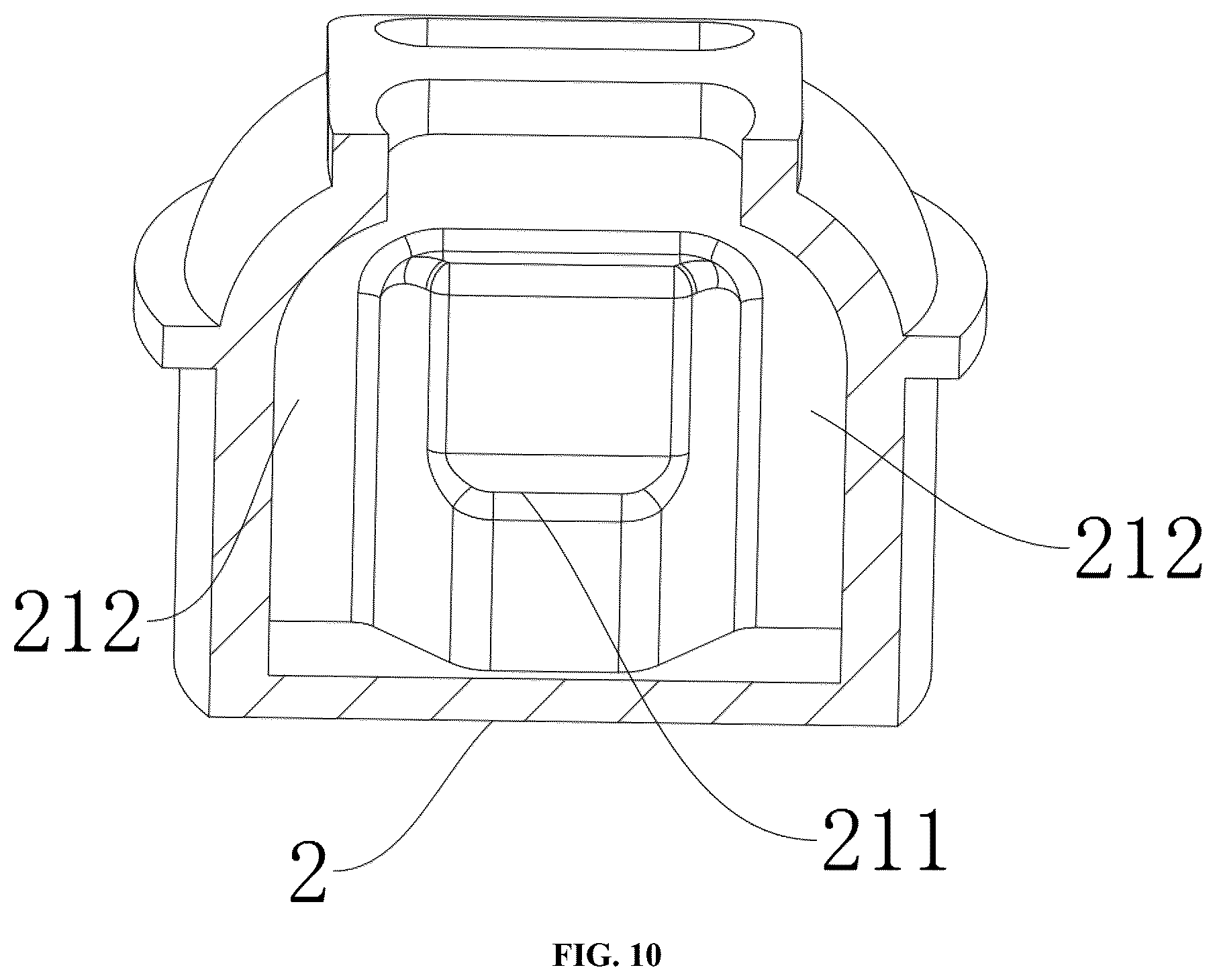 Patent US12318352 Figure 10 – Massager