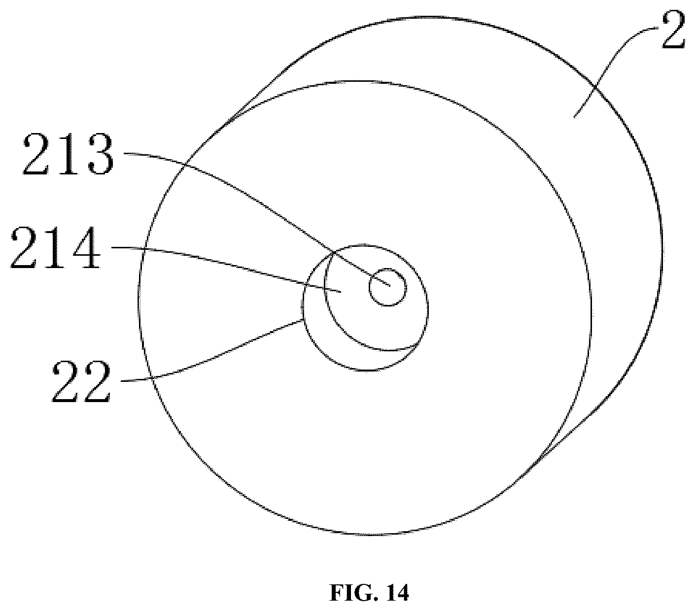 Patent US12318352 Figure 14 – Massager