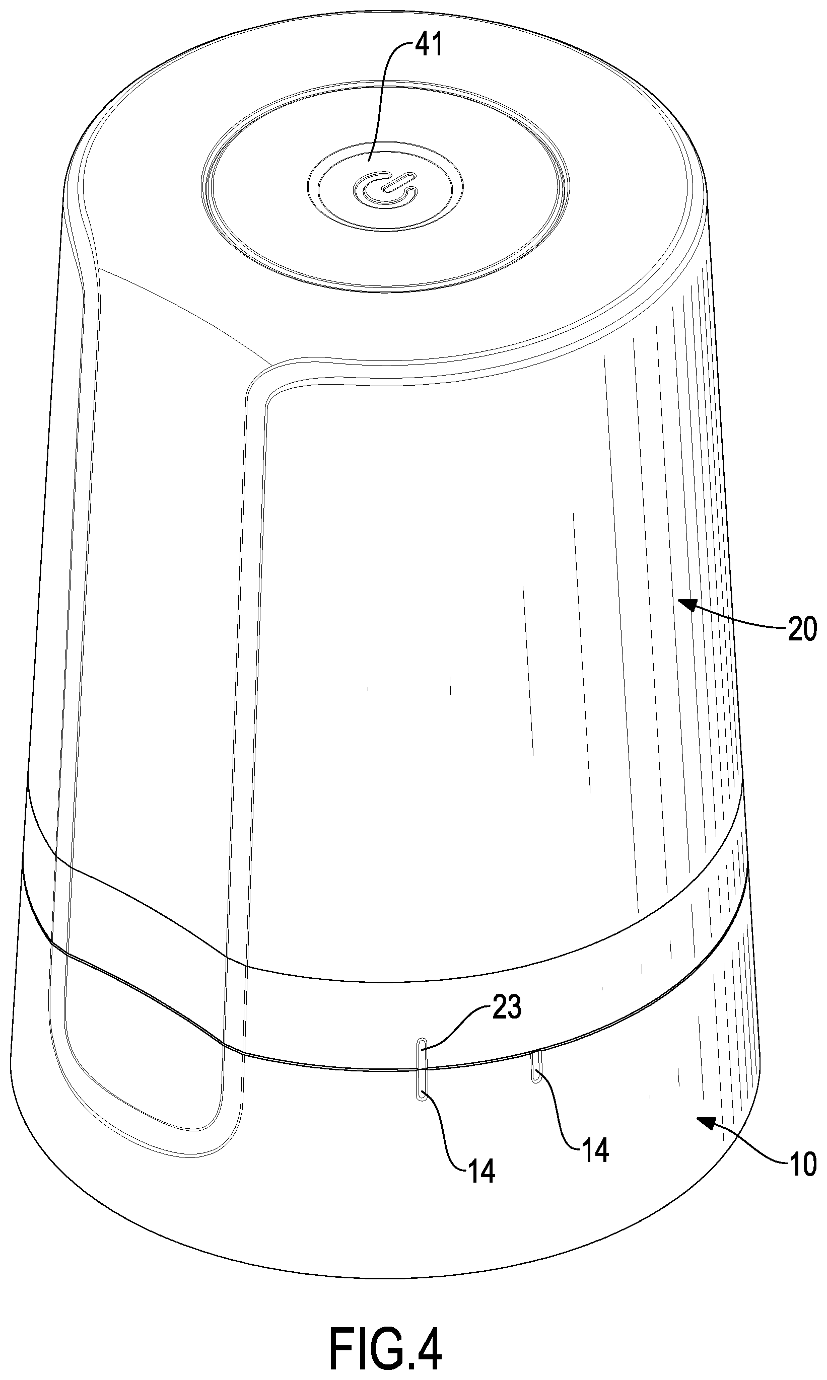 Patent US12318354 Figure 4 – Electric medicine grinder