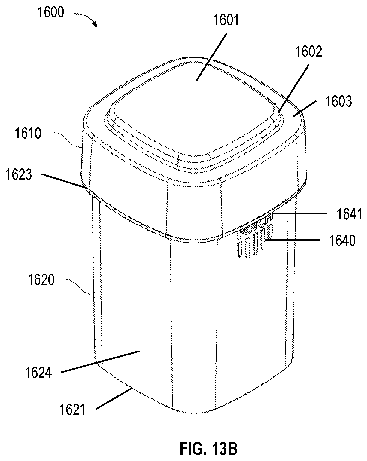Patent US12318355 Figure 9 – Child resistant and airtight container