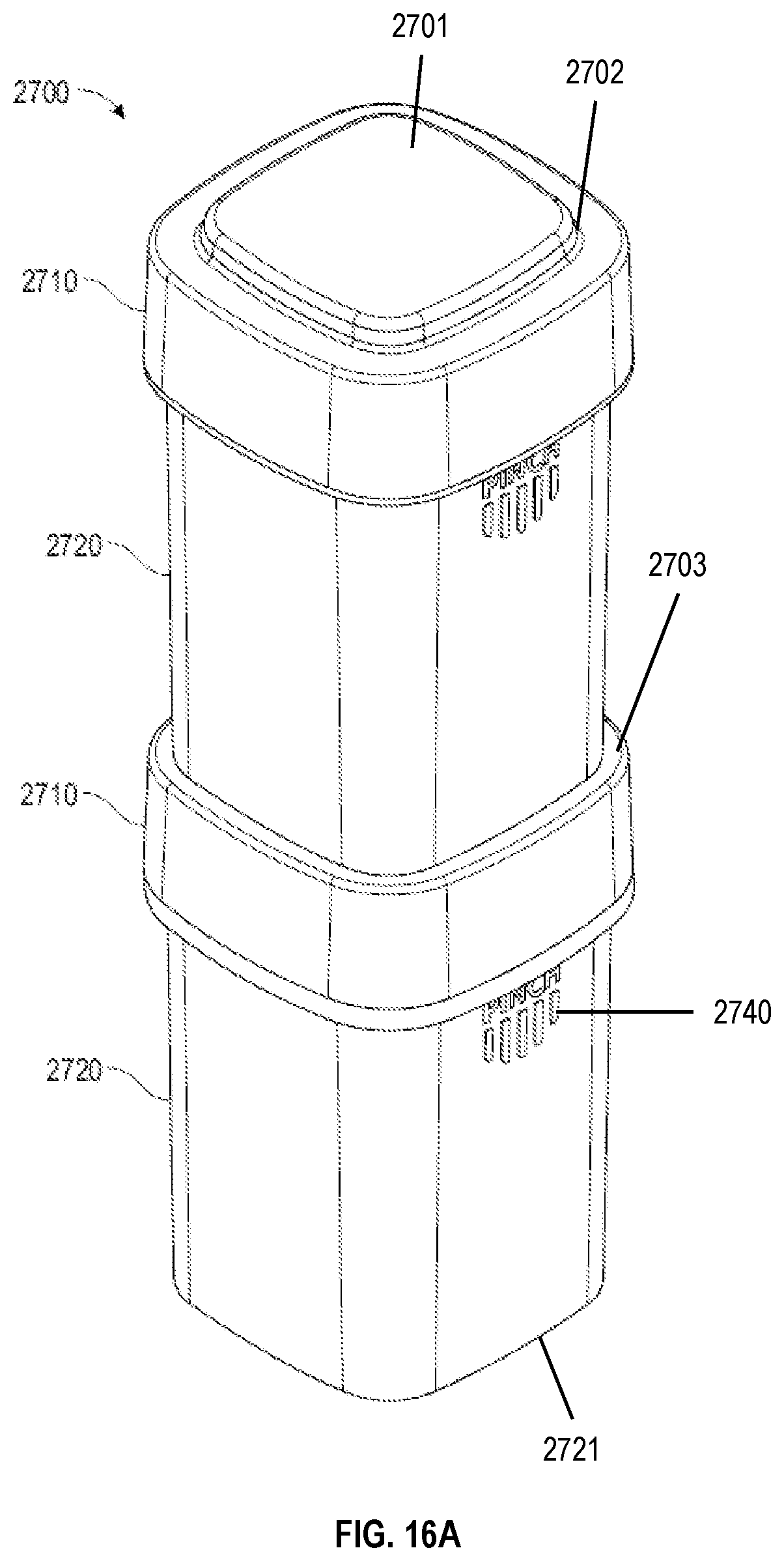 Patent US12318355 Figure 15 – Child resistant and airtight container