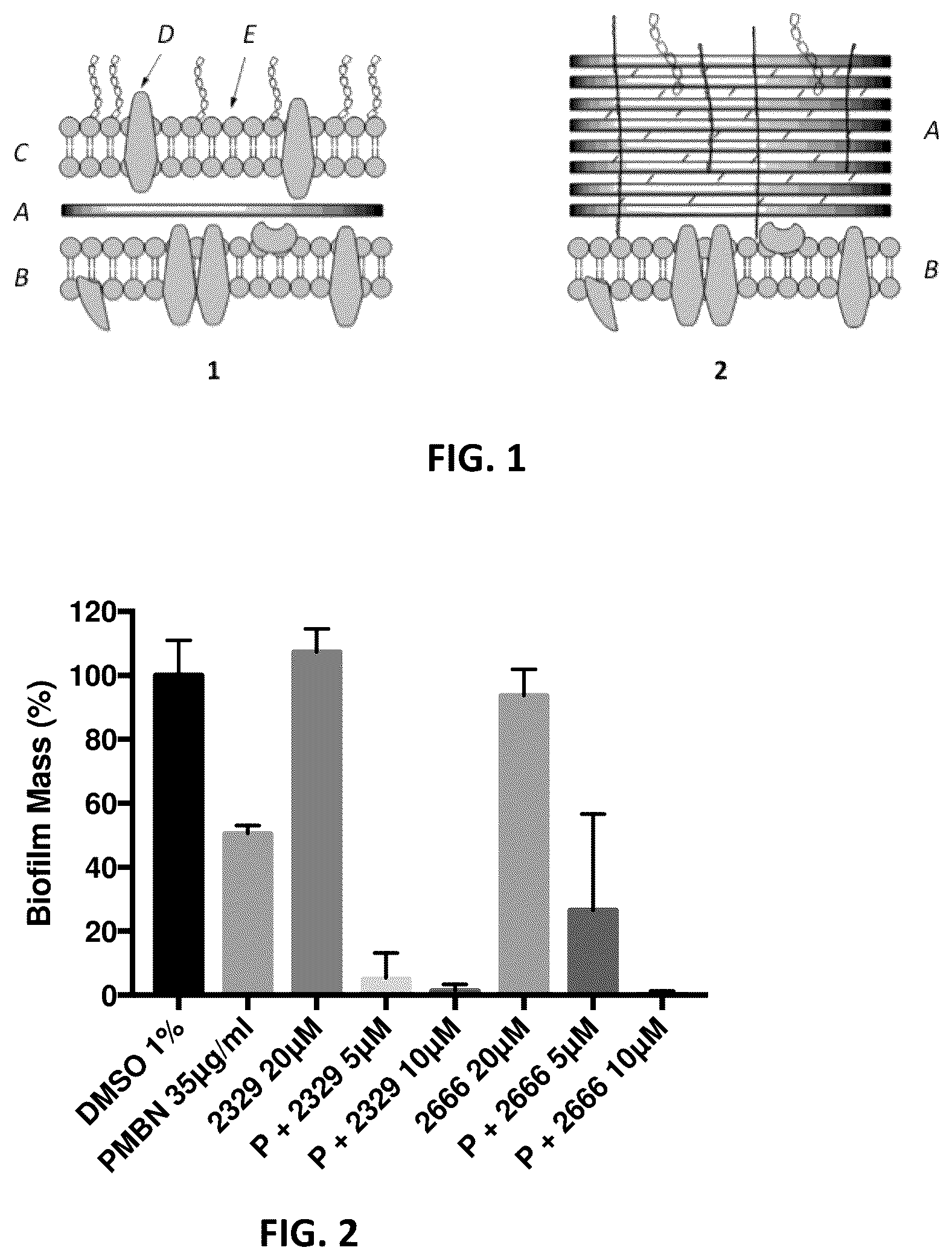 Patent US12318388 Figure 1 – Pyrimidine derivatives for prevention and treatment of gram-negative bacterial infection, contamination and fouling
