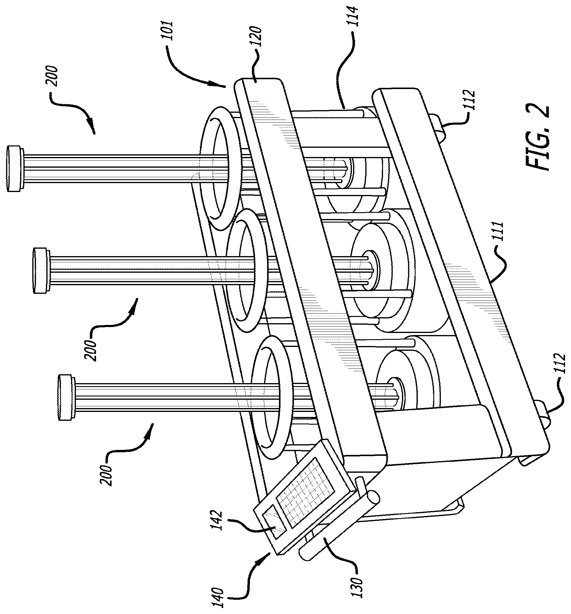 Patent US12318497 Figure 2 – Hard-surface disinfection system