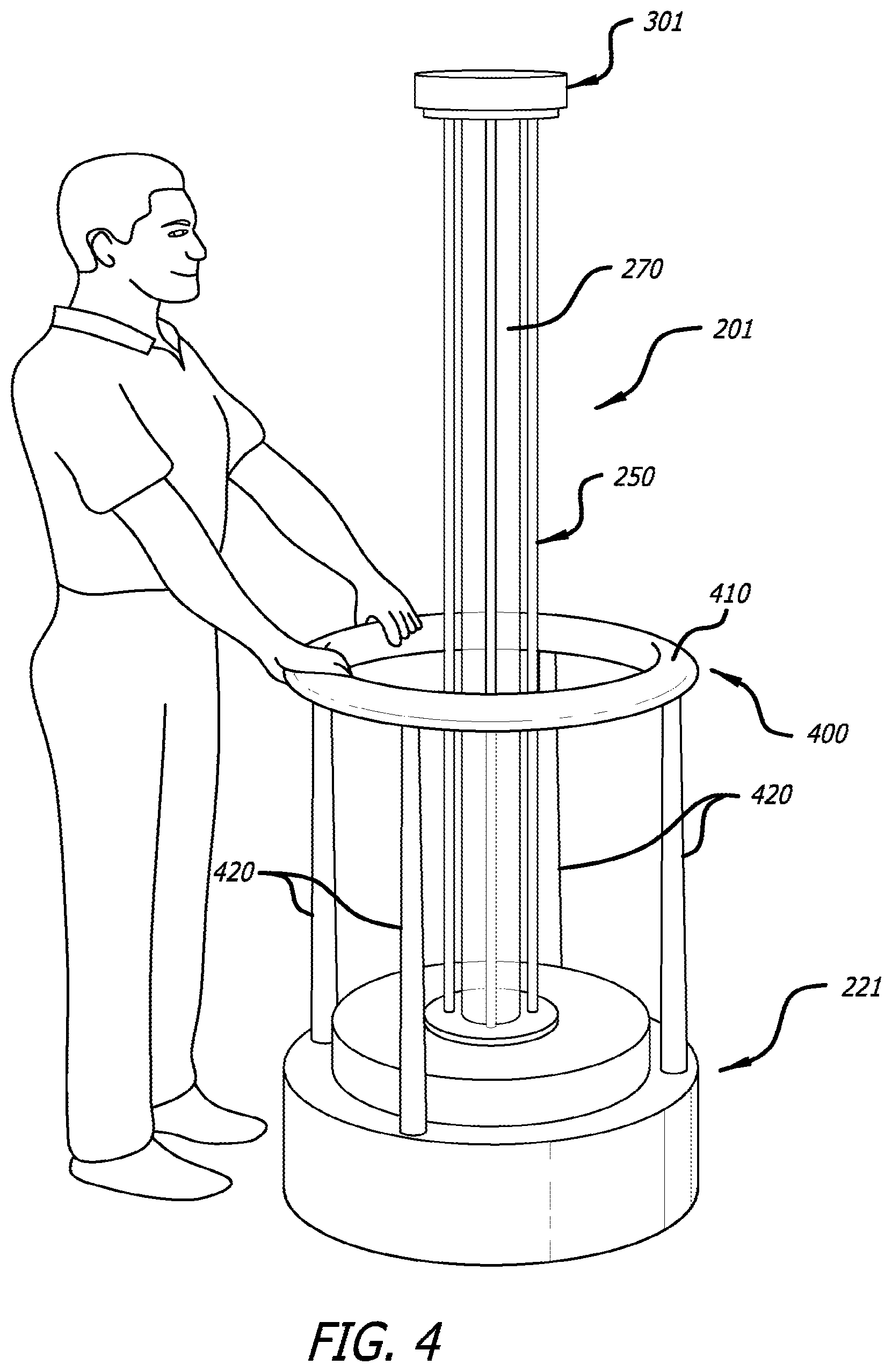 Patent US12318497 Figure 4 – Hard-surface disinfection system