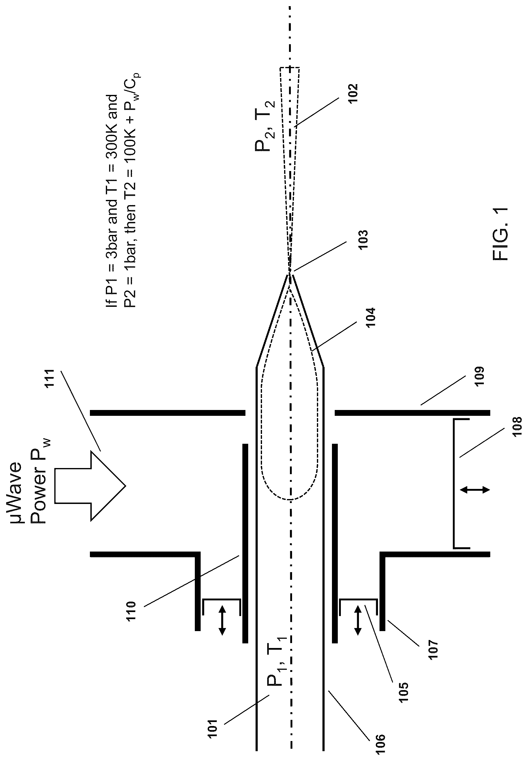 Patent US12318499 Figure 1 – Methods and systems for medical plasma treatment and generation of plasma activated media