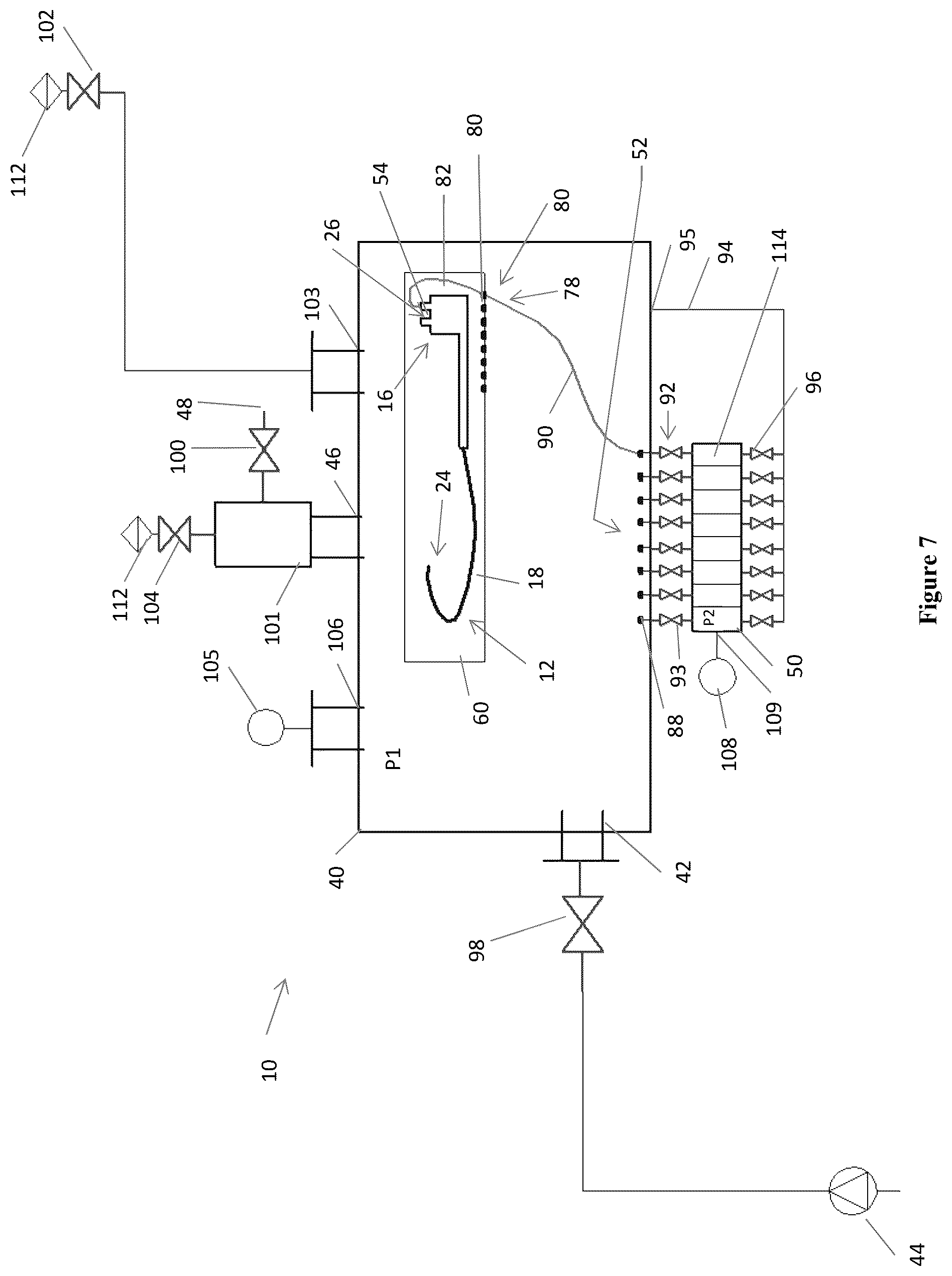 Patent US12318500 Figure 8 – Apparatus and method for sterilization of an article