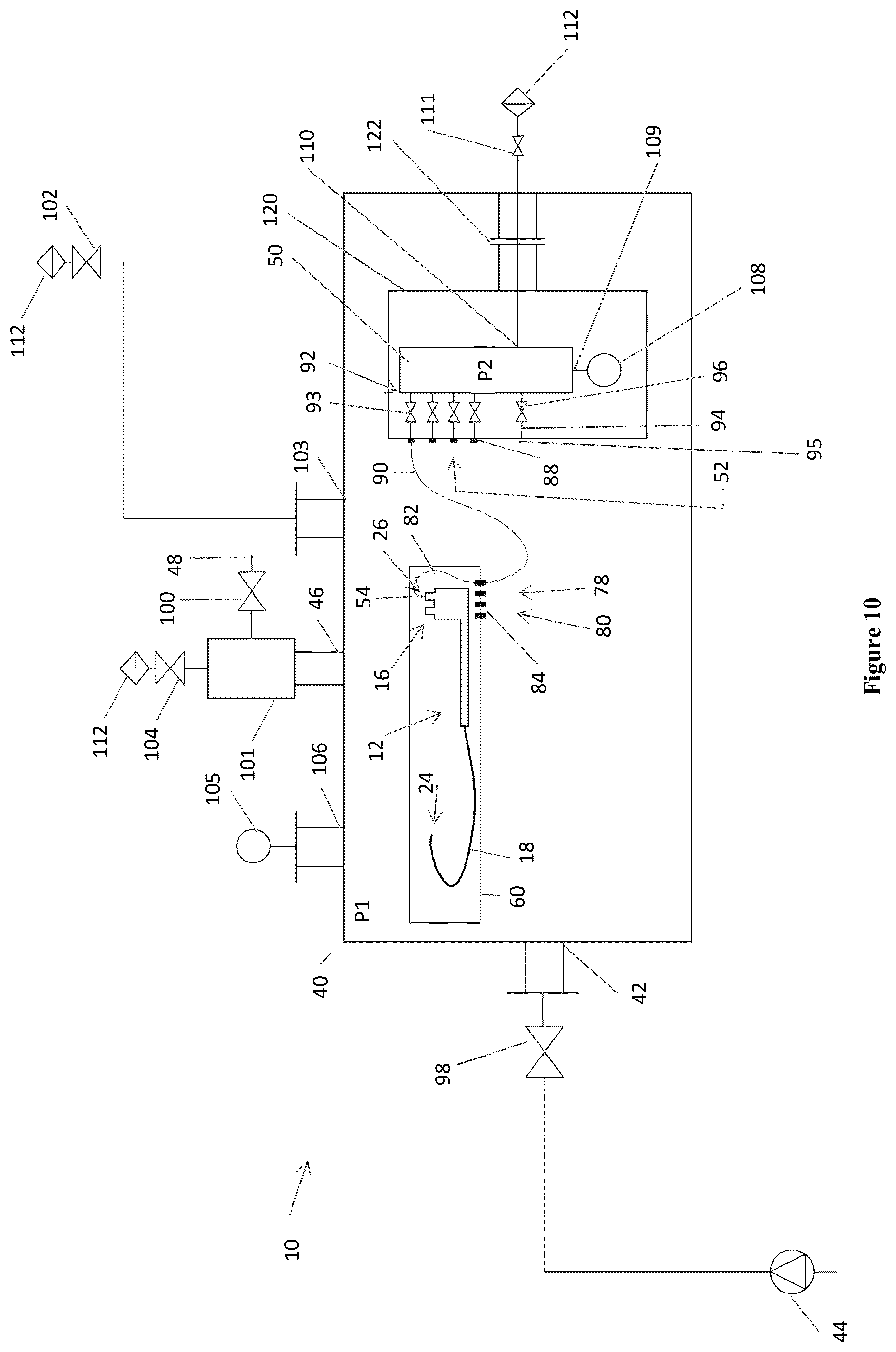 Patent US12318500 Figure 11 – Apparatus and method for sterilization of an article