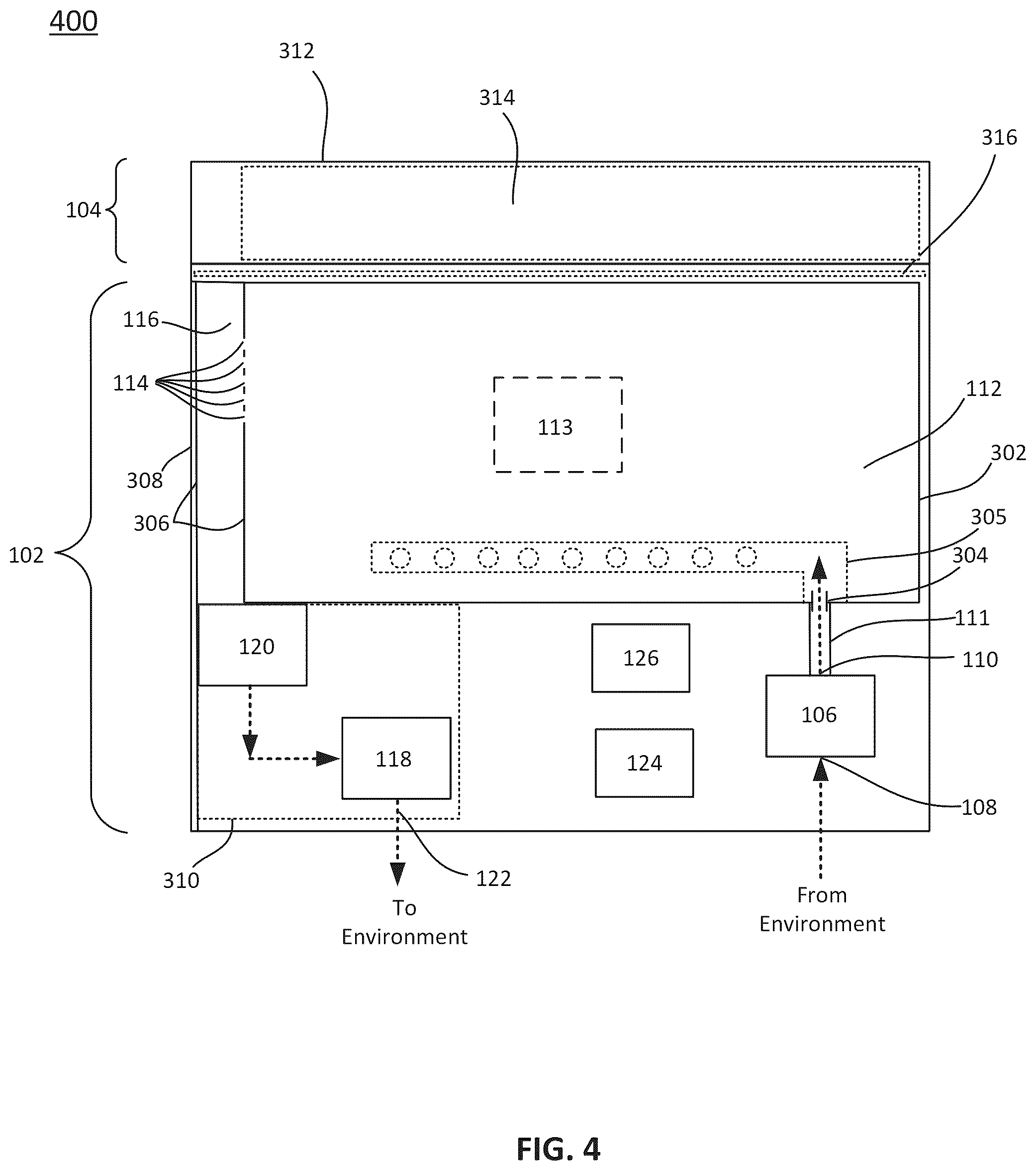 Patent US12318513 Figure 4 – Disinfection devices and methods using the same