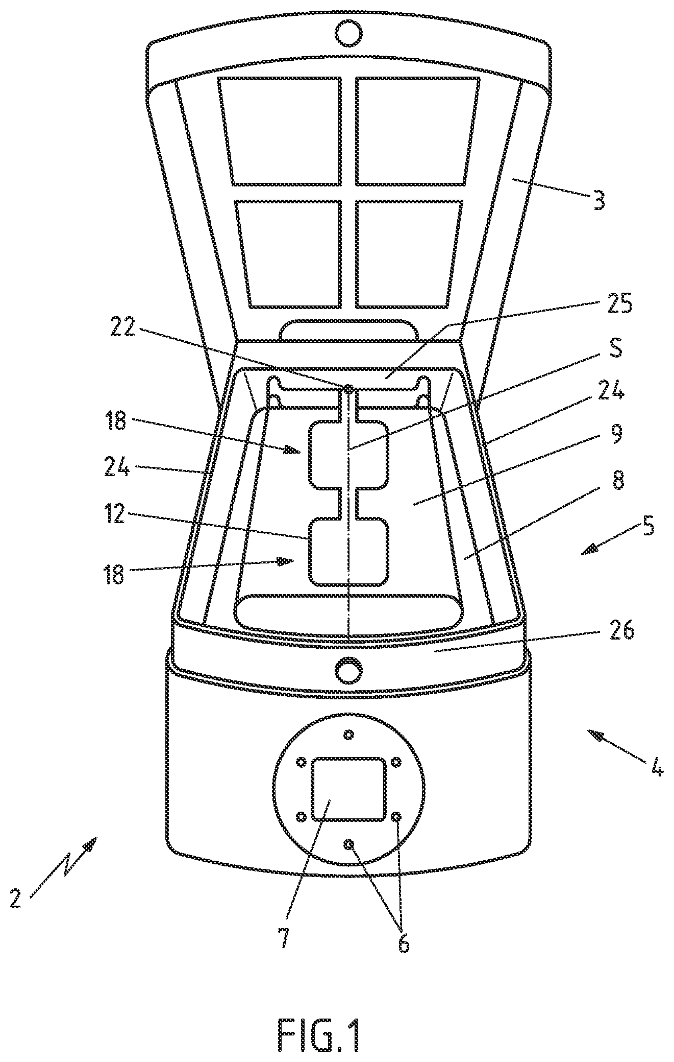 Patent US12318515 Figure 1 – Temperature-control device and temperature-control method