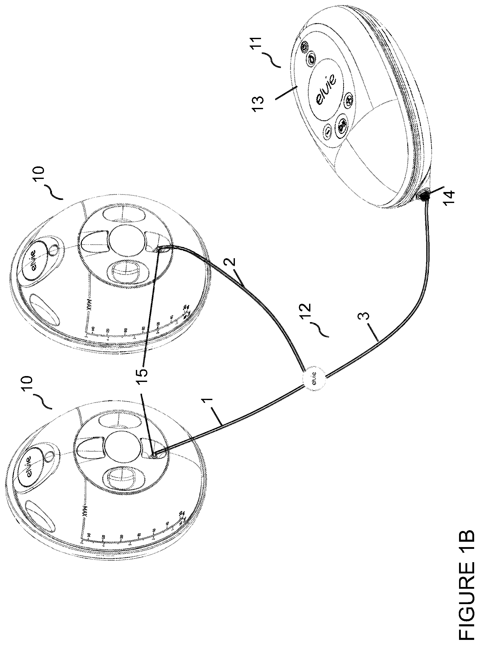 Patent US12318516 Figure 2 – Wearable breast pump system