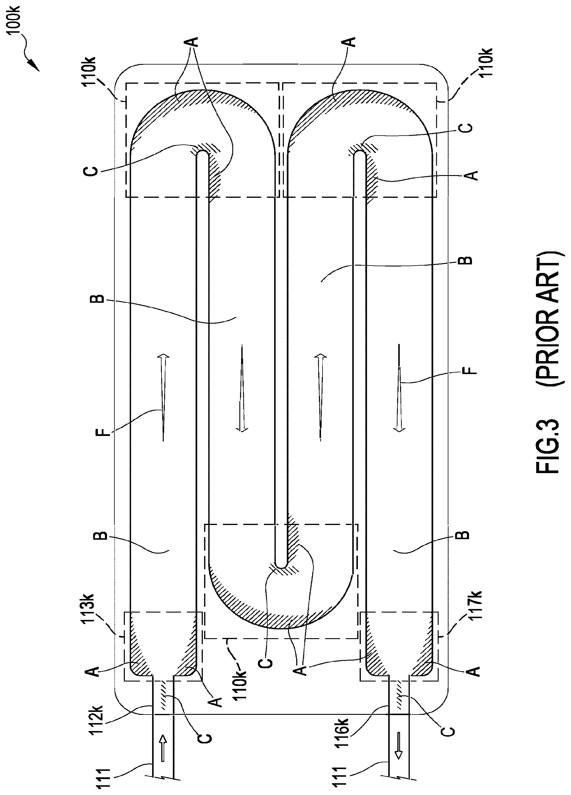Patent US12318520 Figure 3 – Container for fluids and apparatus for temperature control, e.g. warming, of medical fluids