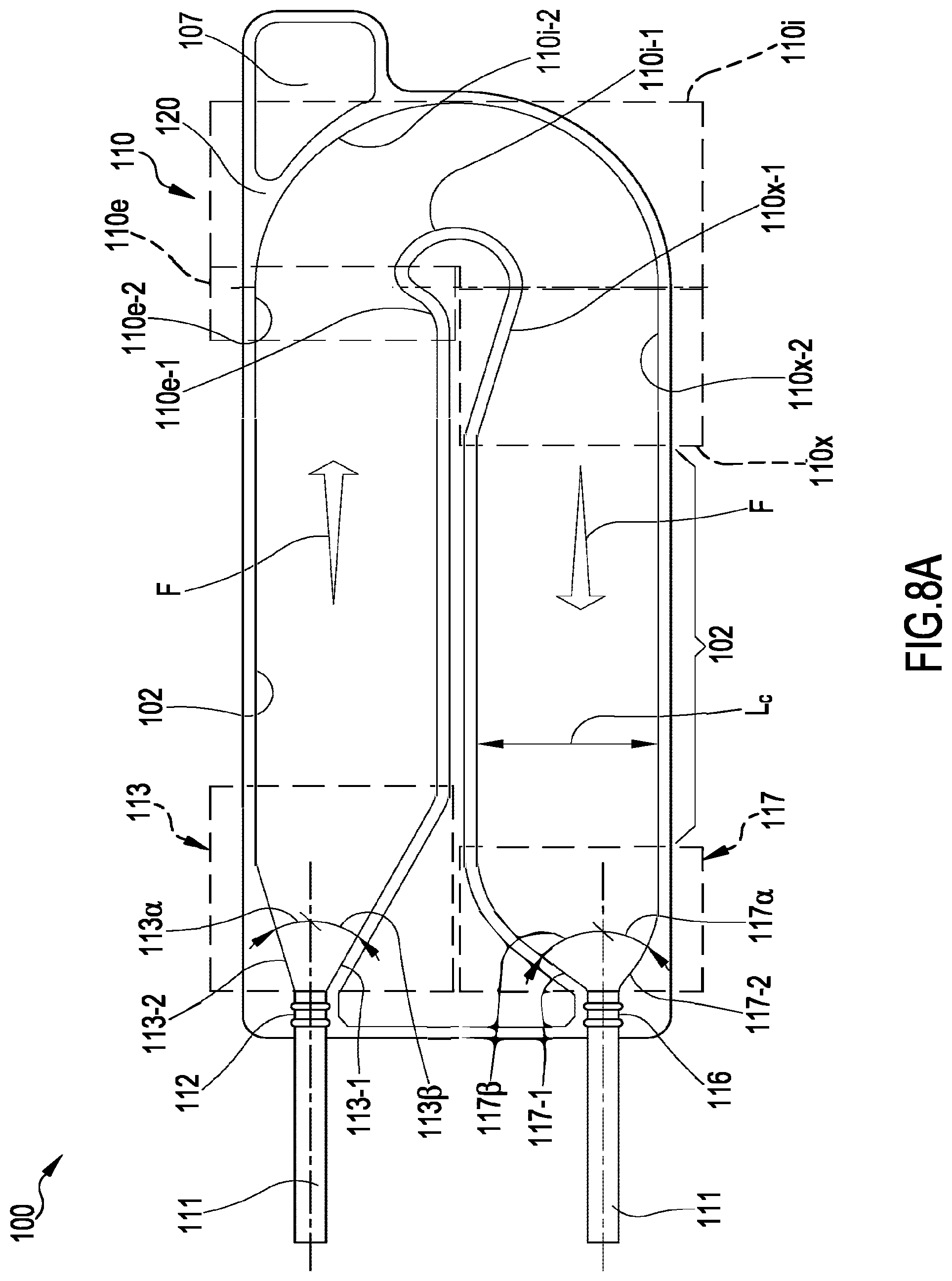 Patent US12318520 Figure 9 – Container for fluids and apparatus for temperature control, e.g. warming, of medical fluids