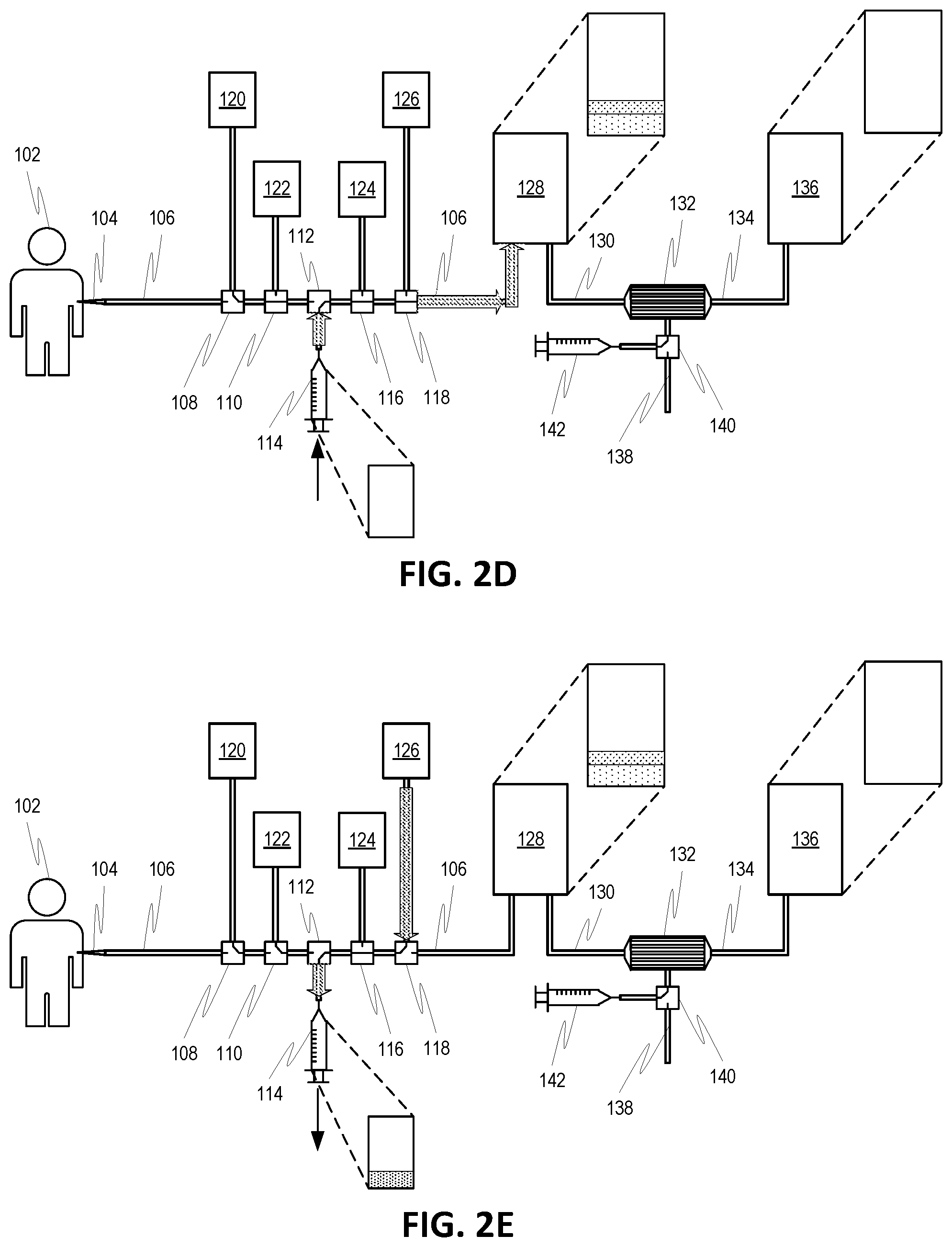 Patent US12318526 Figure 3 – Syringe-based manual extracorporeal blood treatment systems and methods employing batch processing