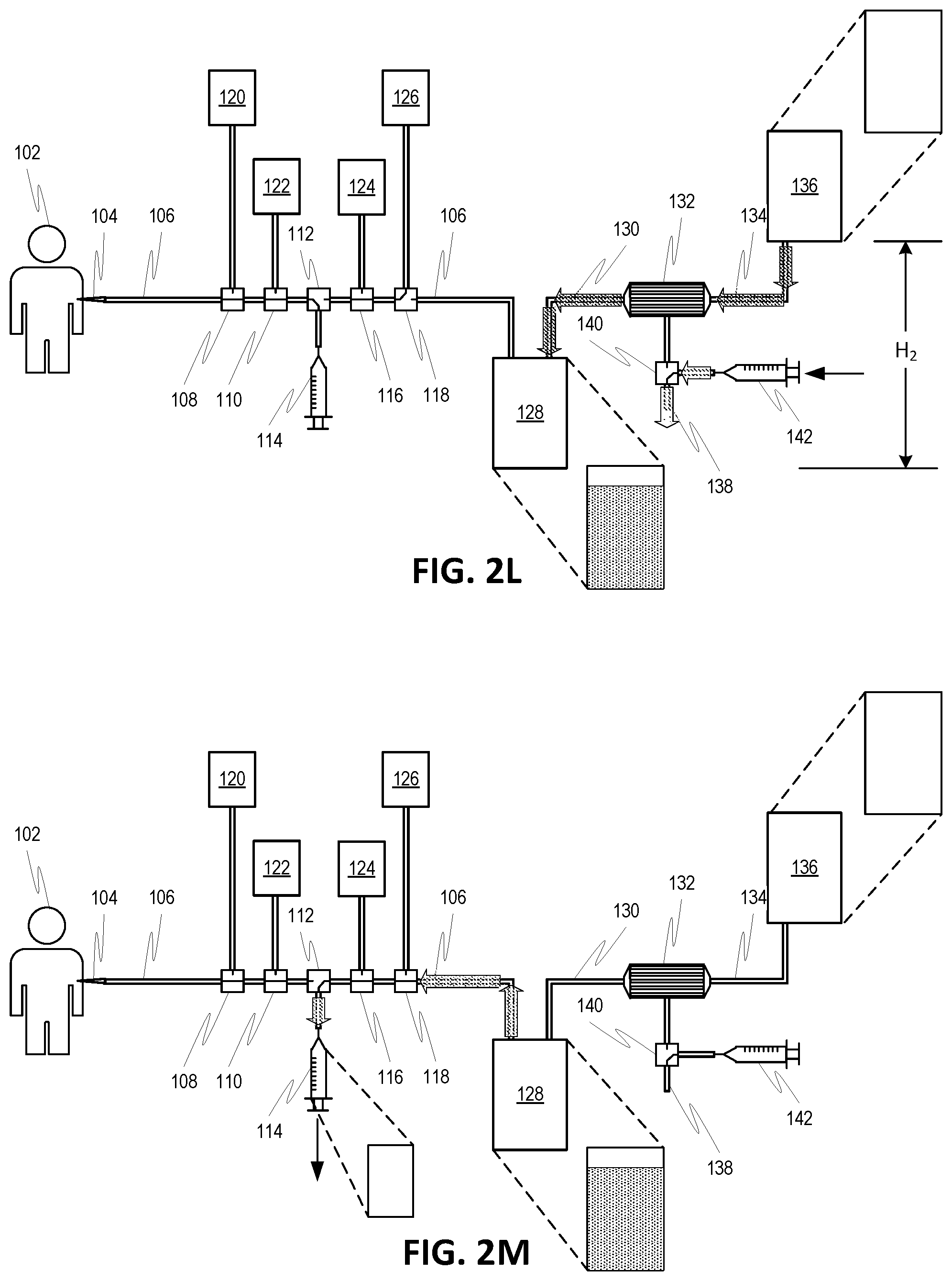 Patent US12318526 Figure 7 – Syringe-based manual extracorporeal blood treatment systems and methods employing batch processing