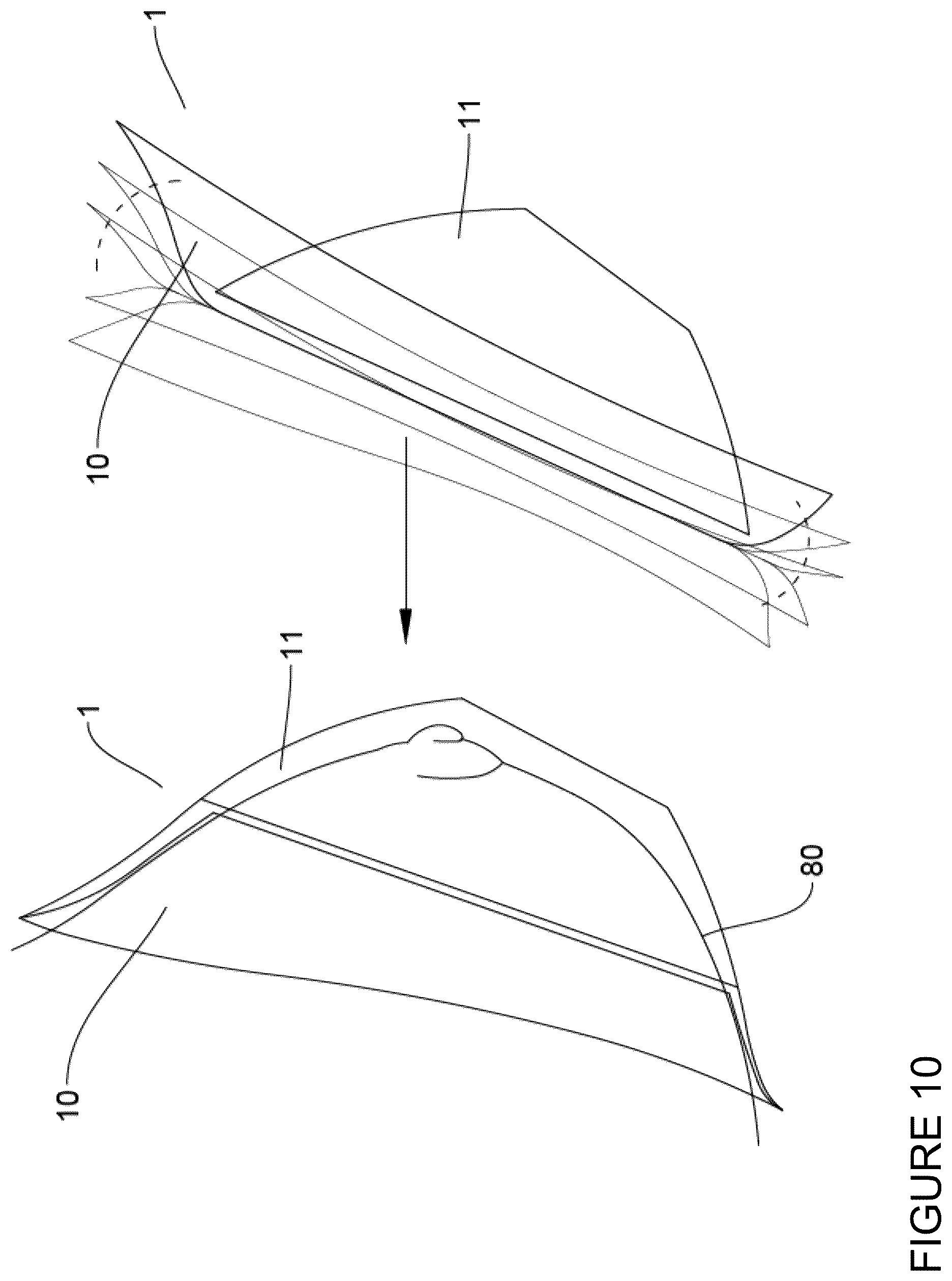 Patent US12318531 Figure 10 – Passive milk collection vessel