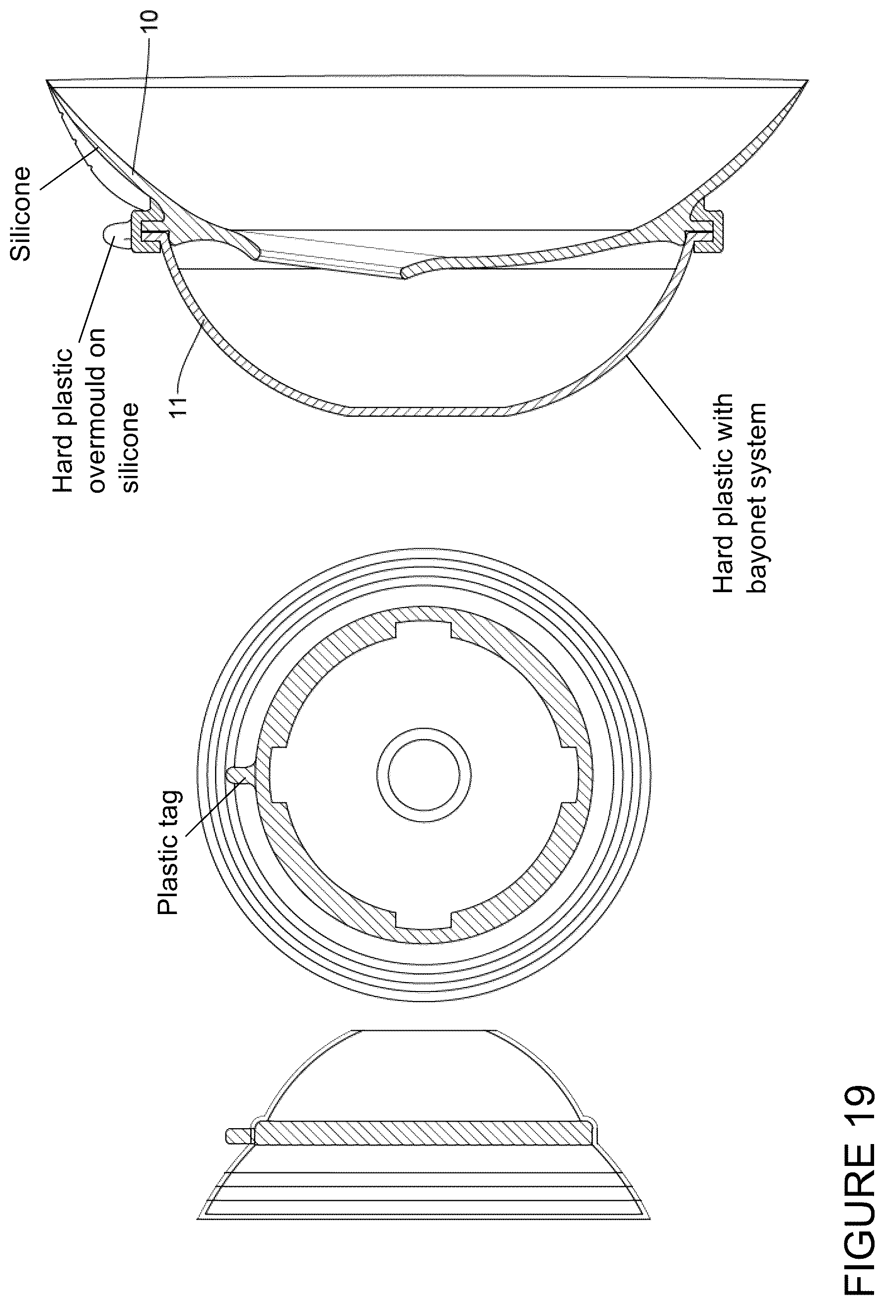 Patent US12318531 Figure 19 – Passive milk collection vessel