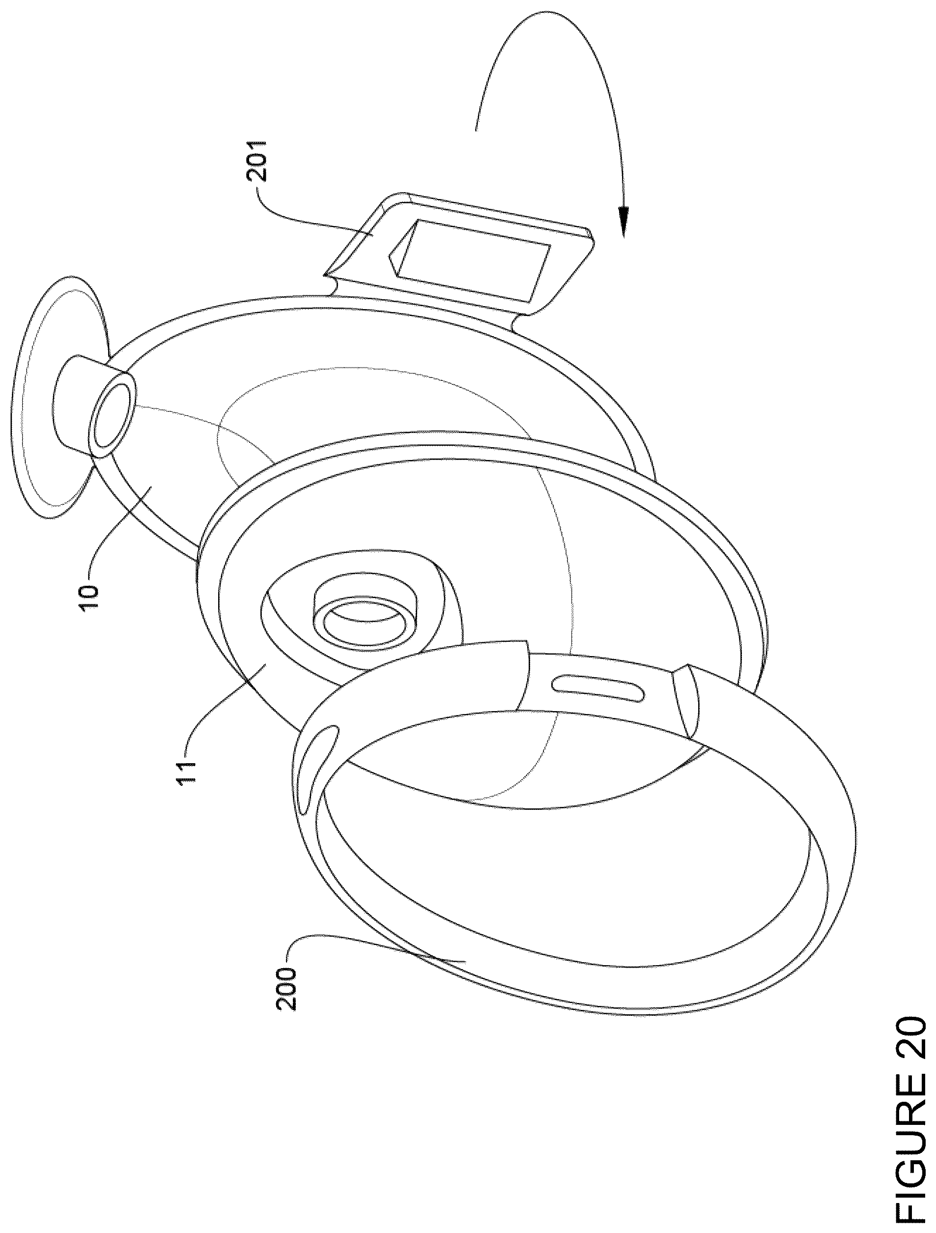 Patent US12318531 Figure 20 – Passive milk collection vessel