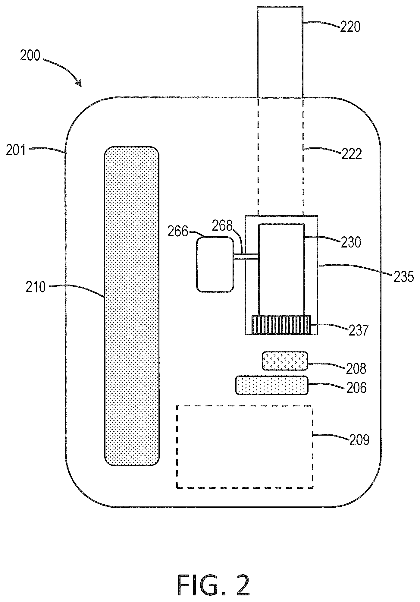 Patent US12318535 Figure 2 – Aerosol delivery device with microfluidic delivery component