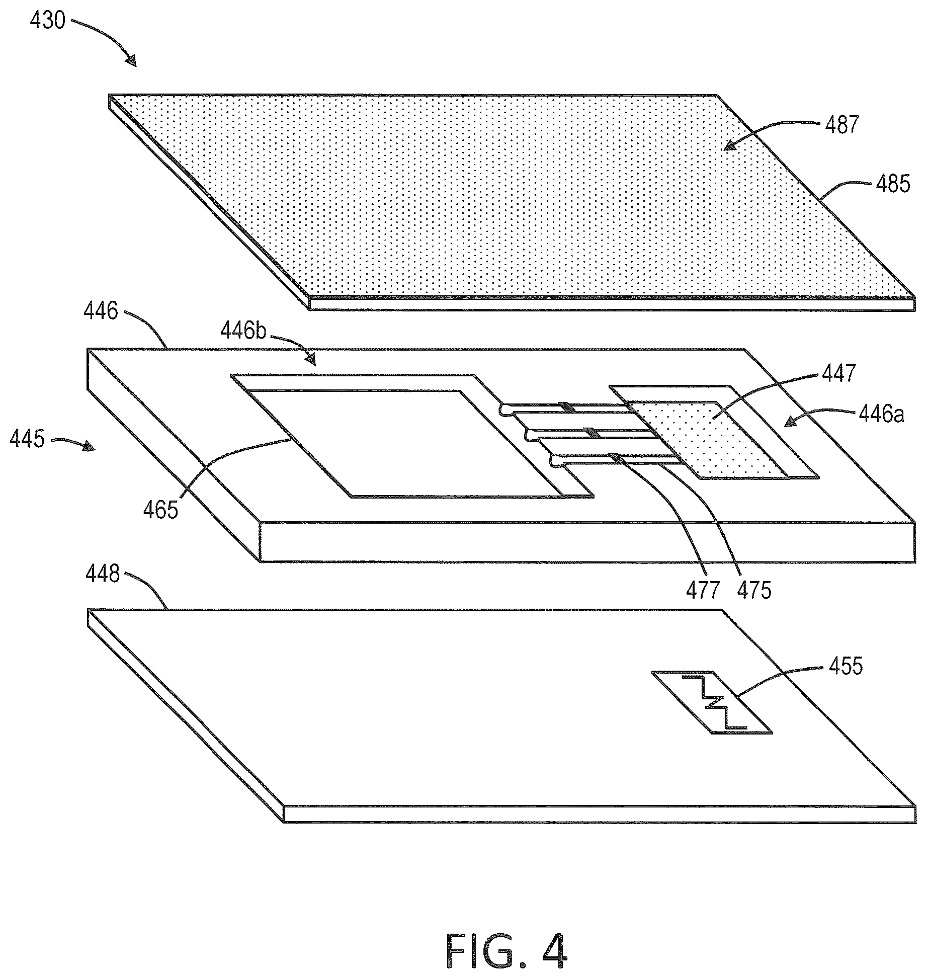 Patent US12318535 Figure 4 – Aerosol delivery device with microfluidic delivery component
