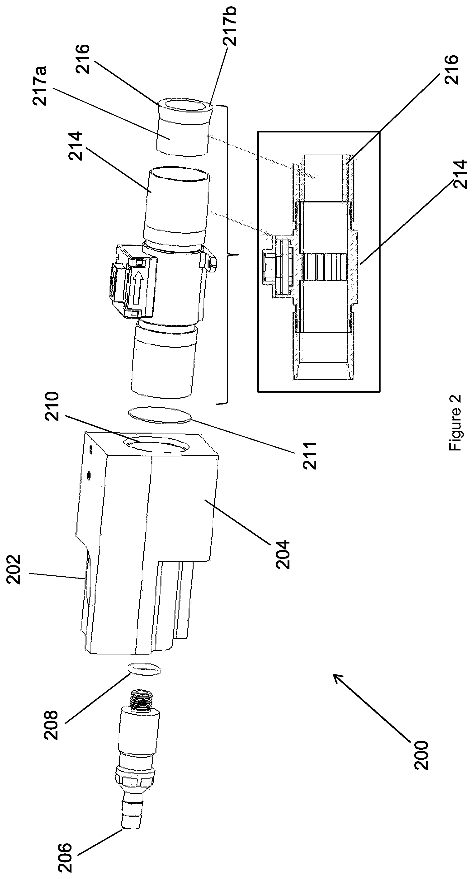 Patent US12318537 Figure 2 – Respiratory apparatus with noise-damping member