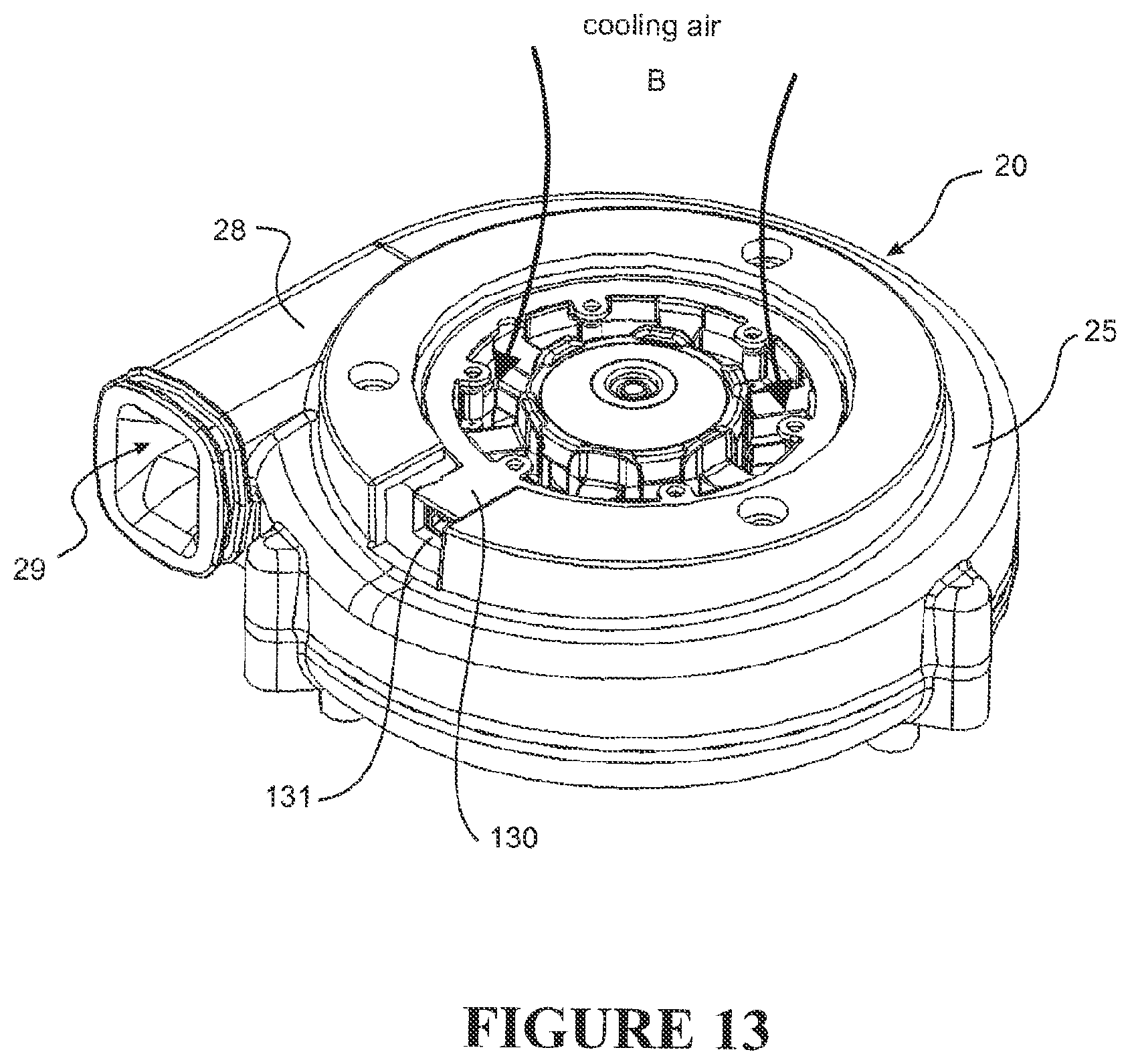 Patent US12318538 Figure 11 – Impeller and motor assembly