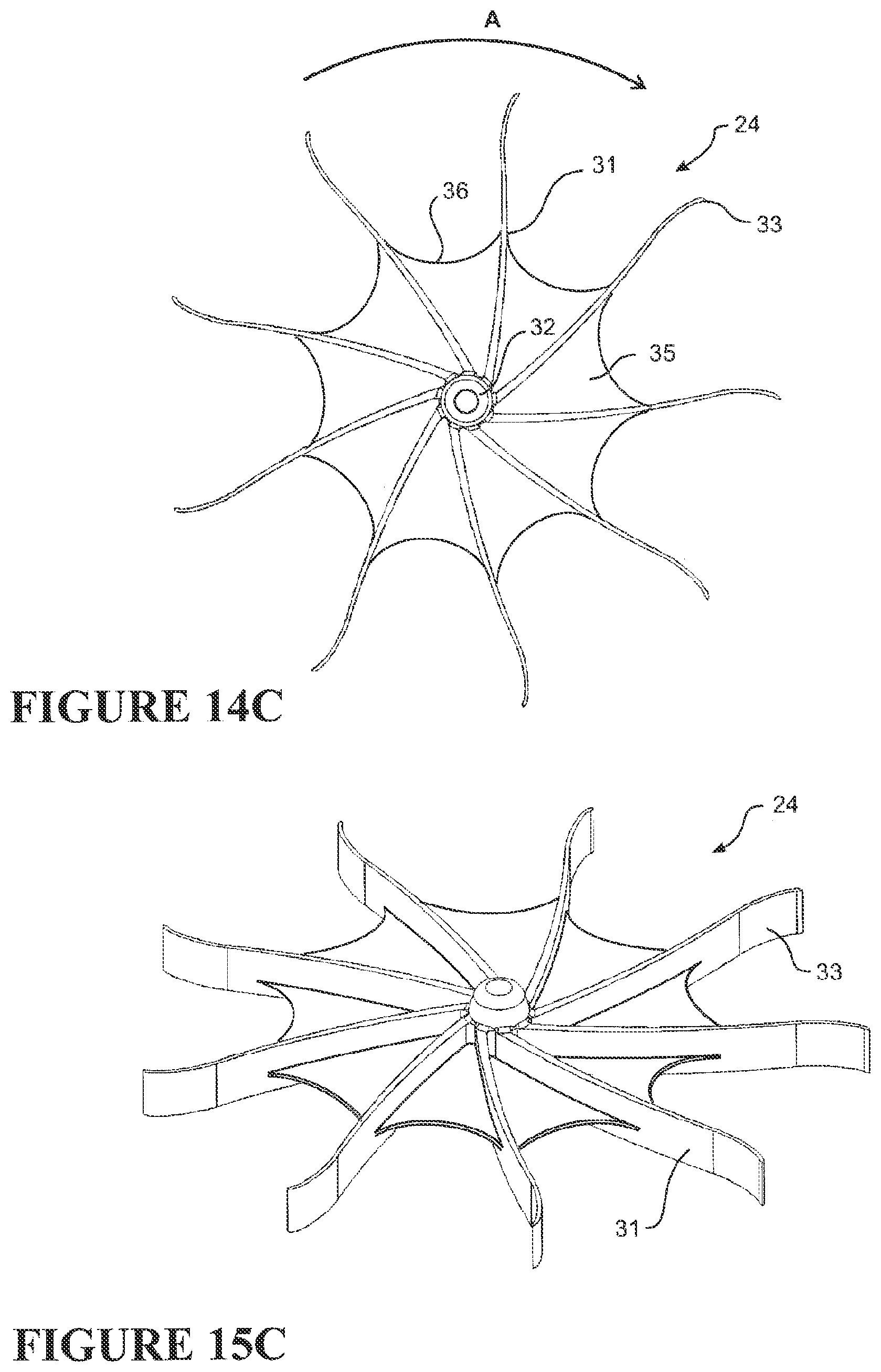Patent US12318538 Figure 14 – Impeller and motor assembly