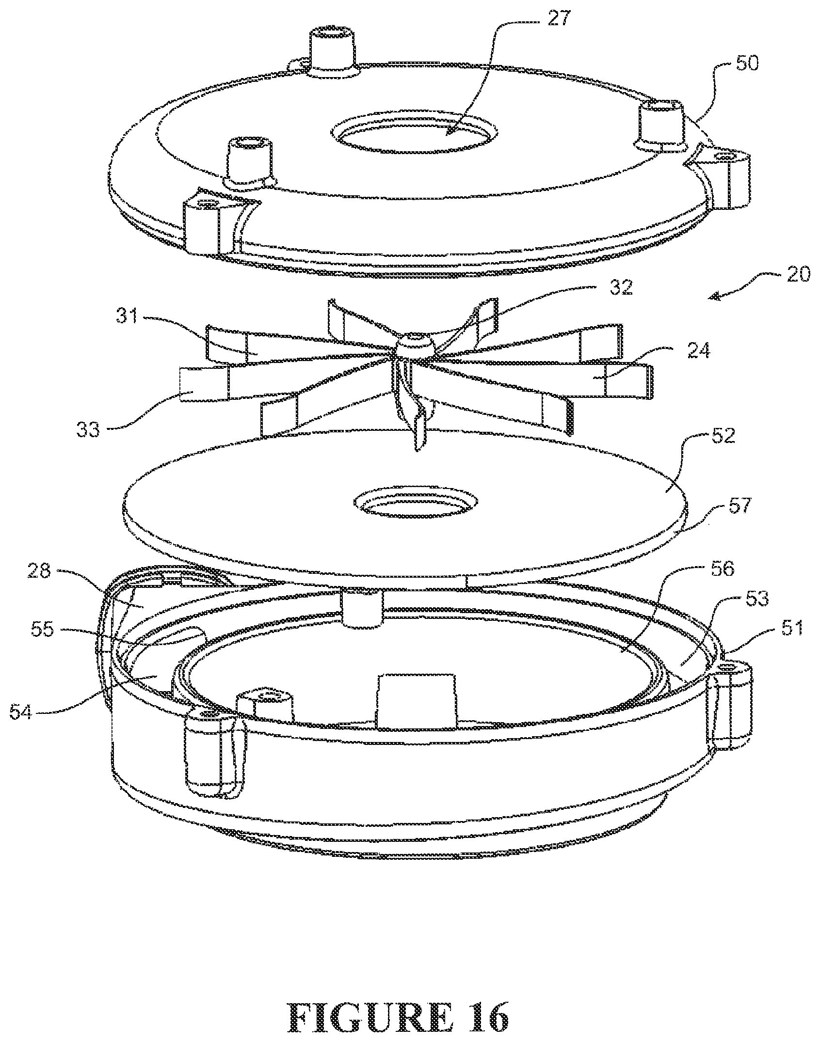 Patent US12318538 Figure 15 – Impeller and motor assembly
