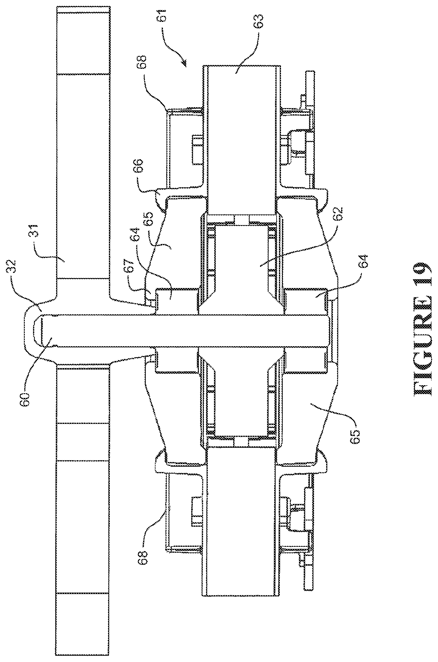 Patent US12318538 Figure 18 – Impeller and motor assembly