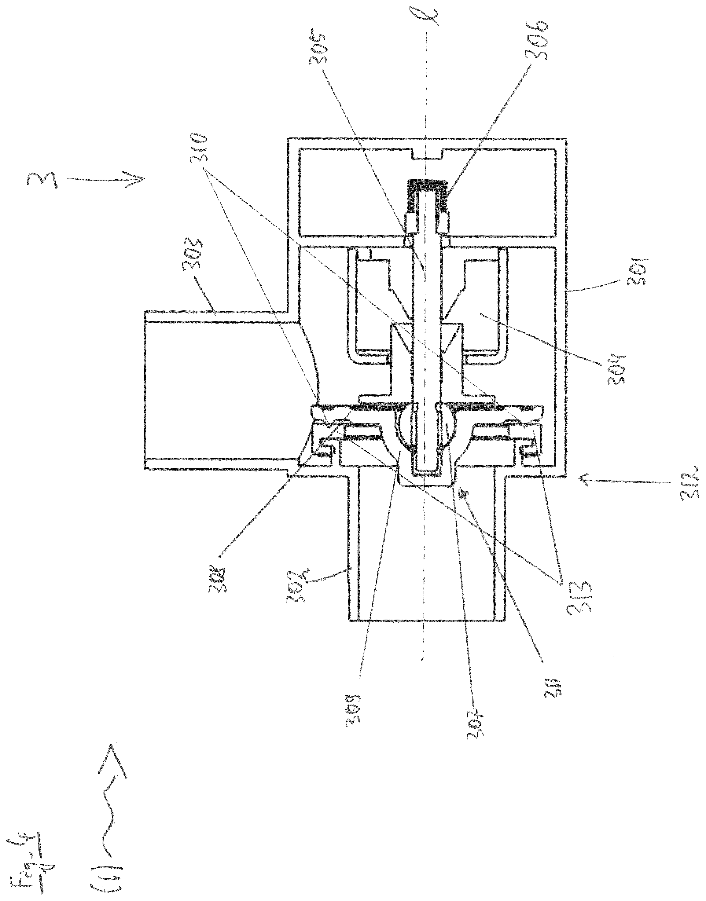Patent US12318546 Figure 3 – Respirator with a mixing chamber, and mixing chamber for a respirator