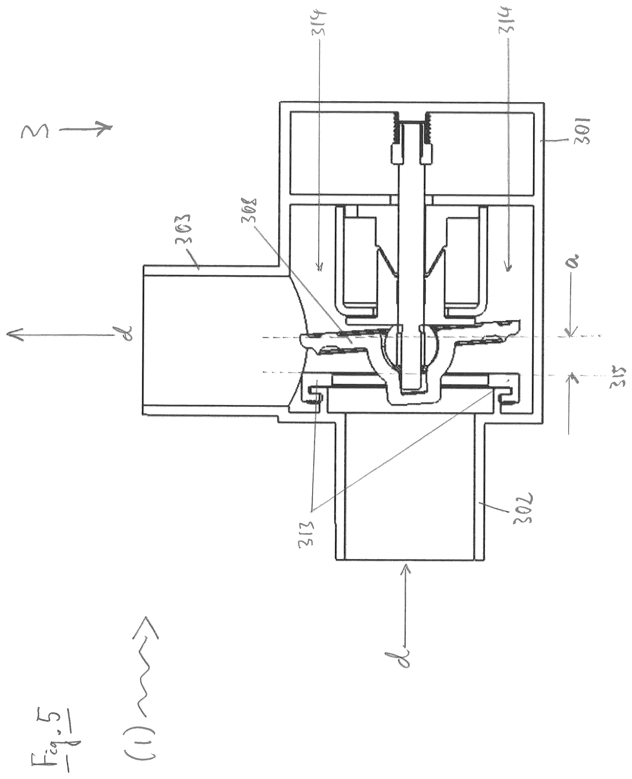 Patent US12318546 Figure 4 – Respirator with a mixing chamber, and mixing chamber for a respirator