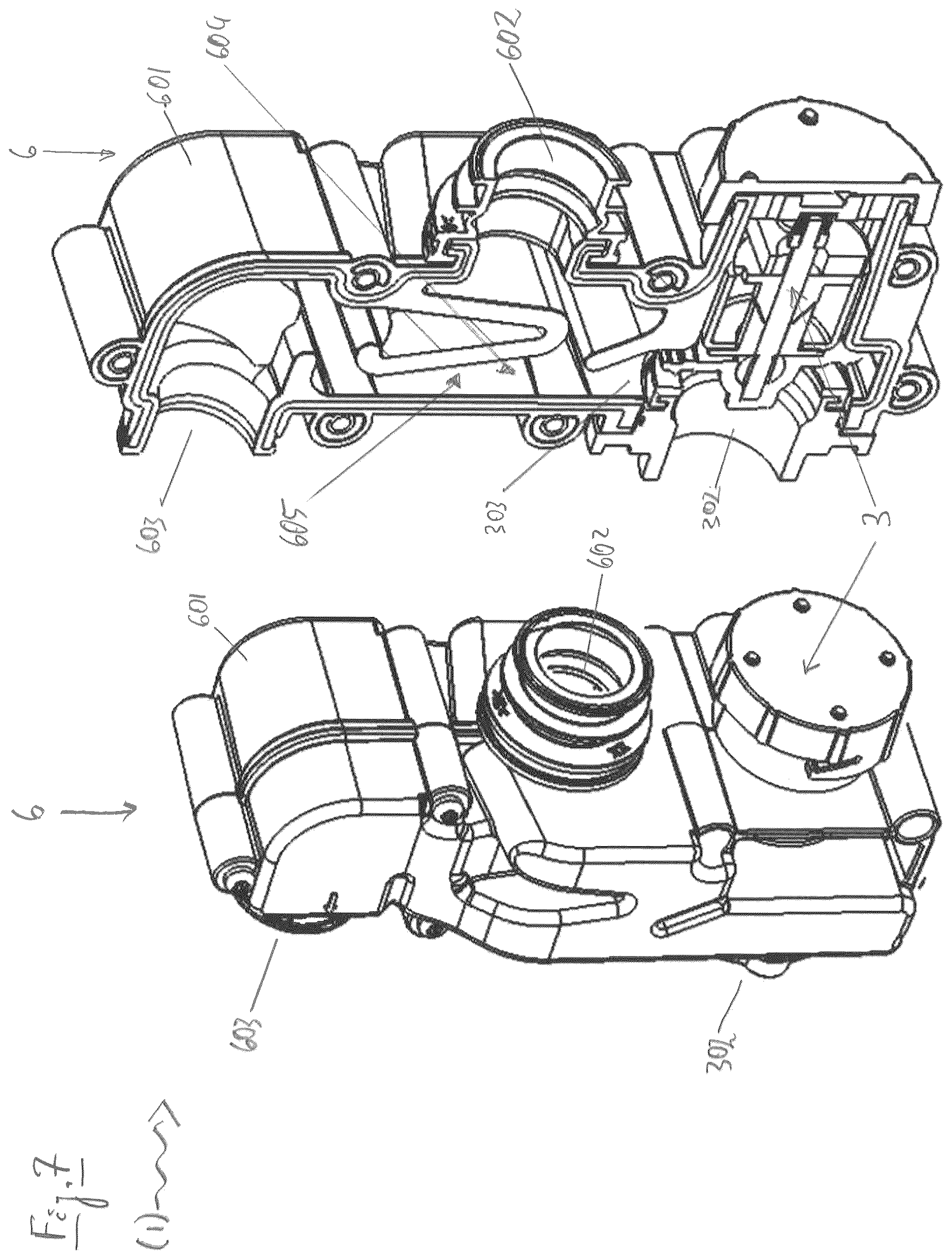 Patent US12318546 Figure 6 – Respirator with a mixing chamber, and mixing chamber for a respirator