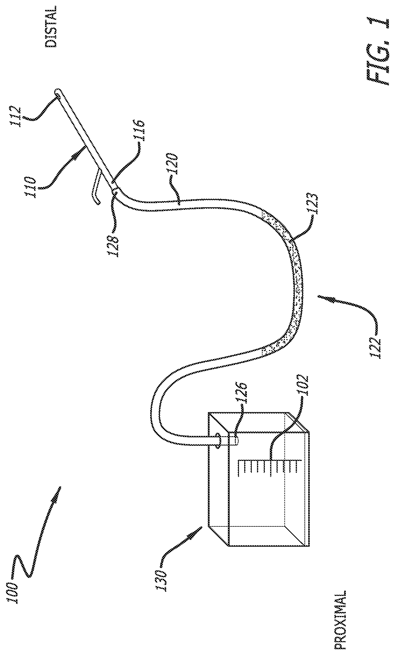Patent US12318552 Figure 1 – Collapsible thin-walled valve for drainage control