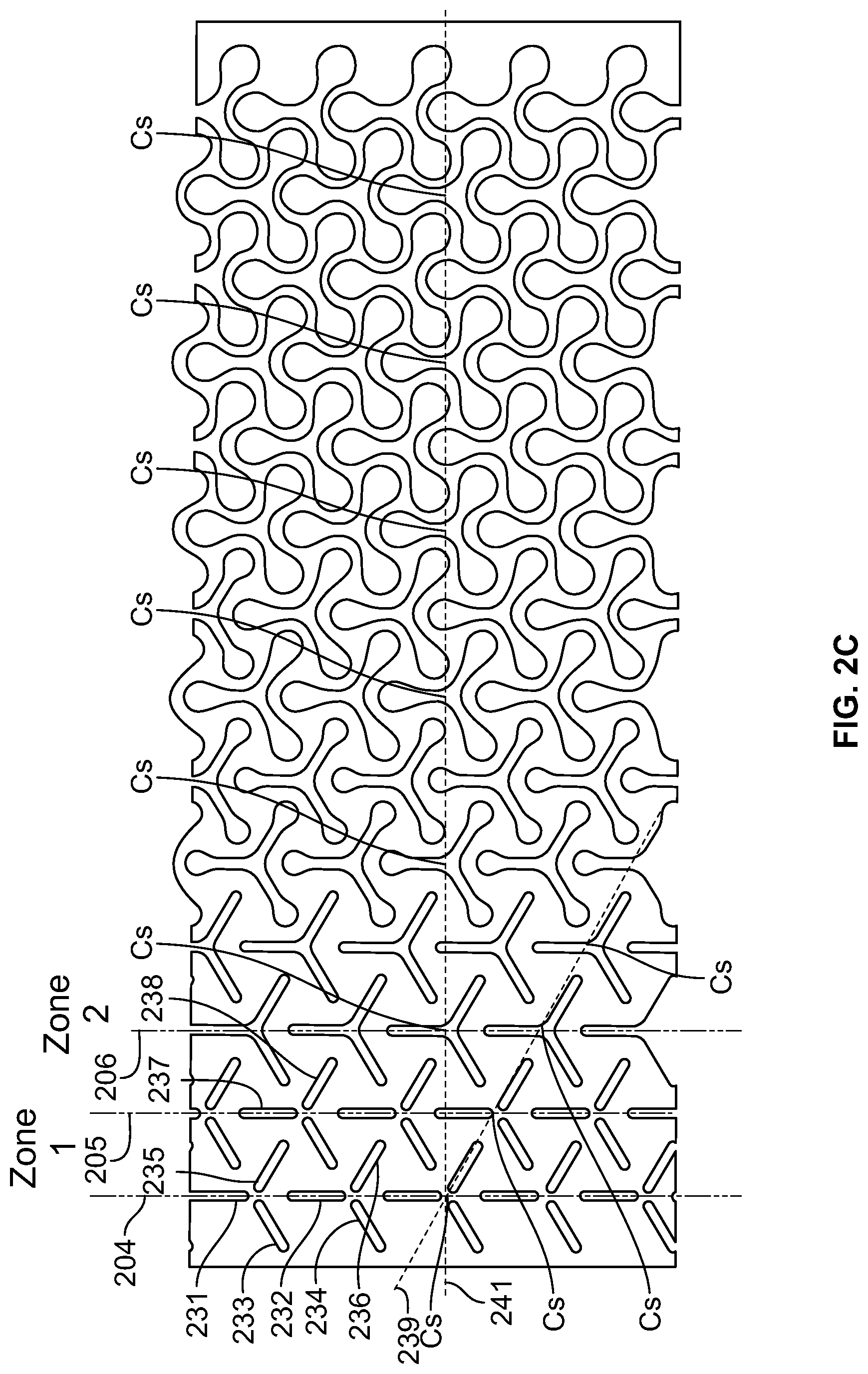 Patent US12318556 Figure 5 – Progressive flexibility catheter support frame