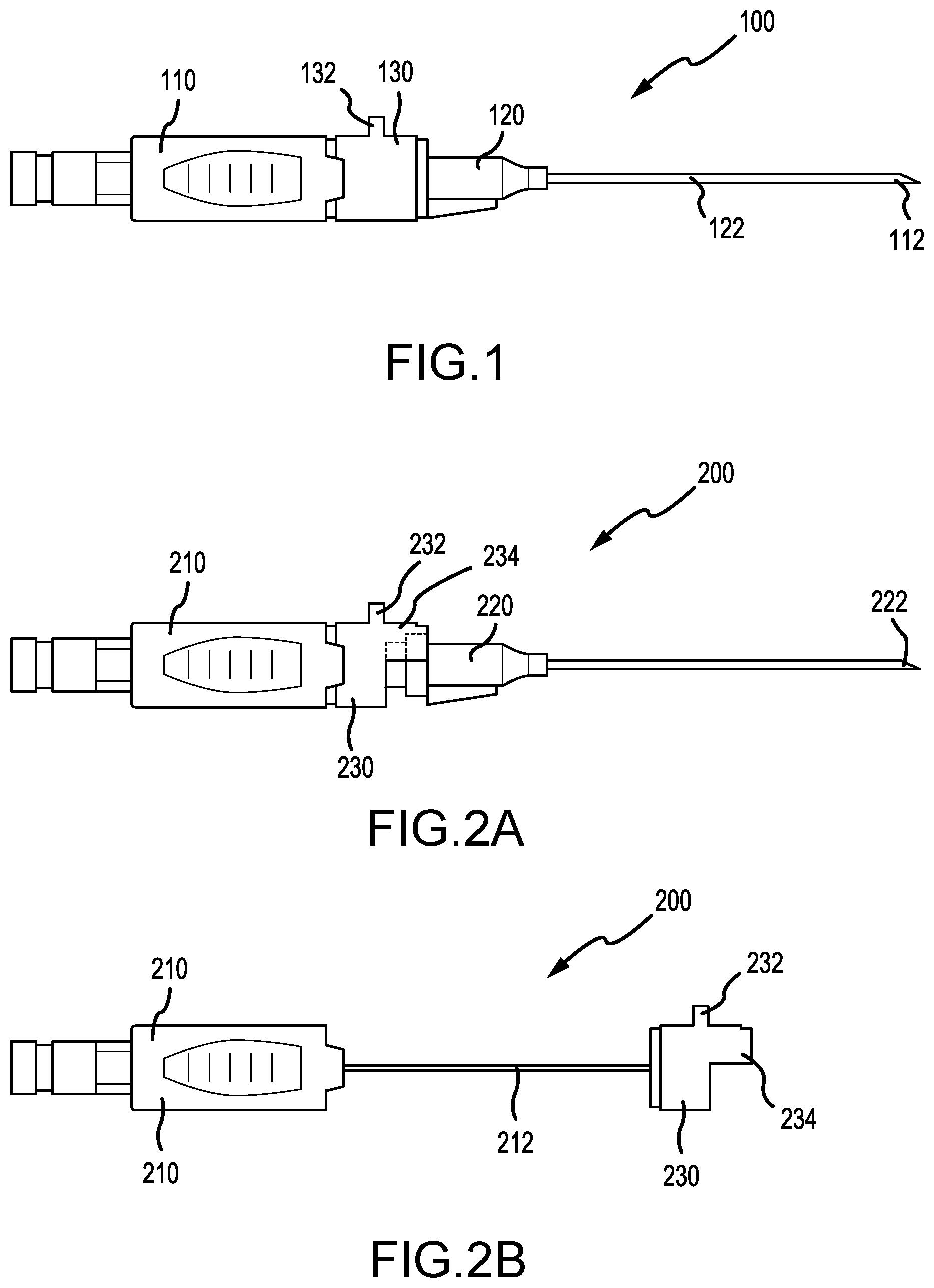 Patent US12318558 Figure 1 – Catheter insertion device with tip protector housing