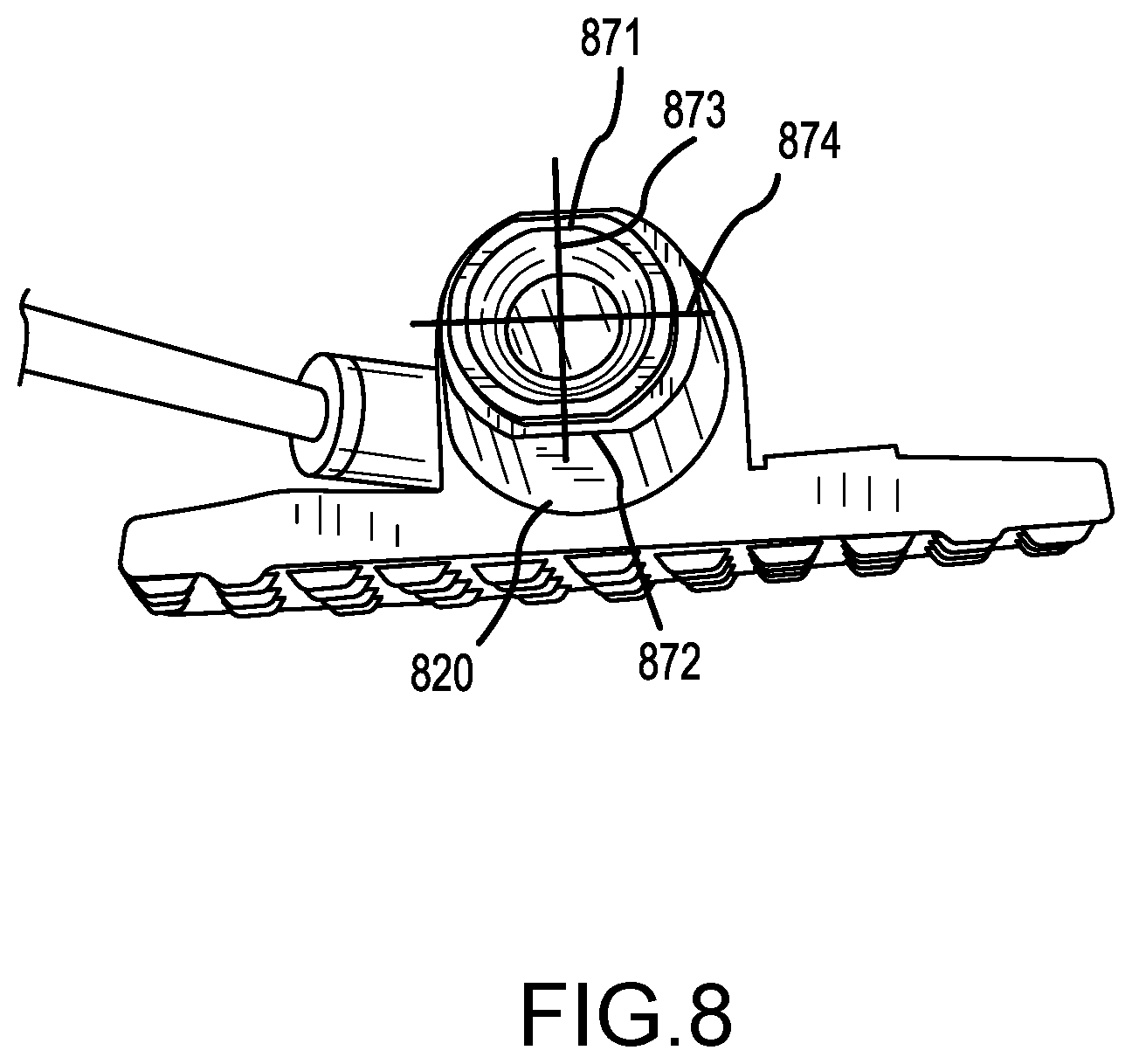Patent US12318558 Figure 6 – Catheter insertion device with tip protector housing